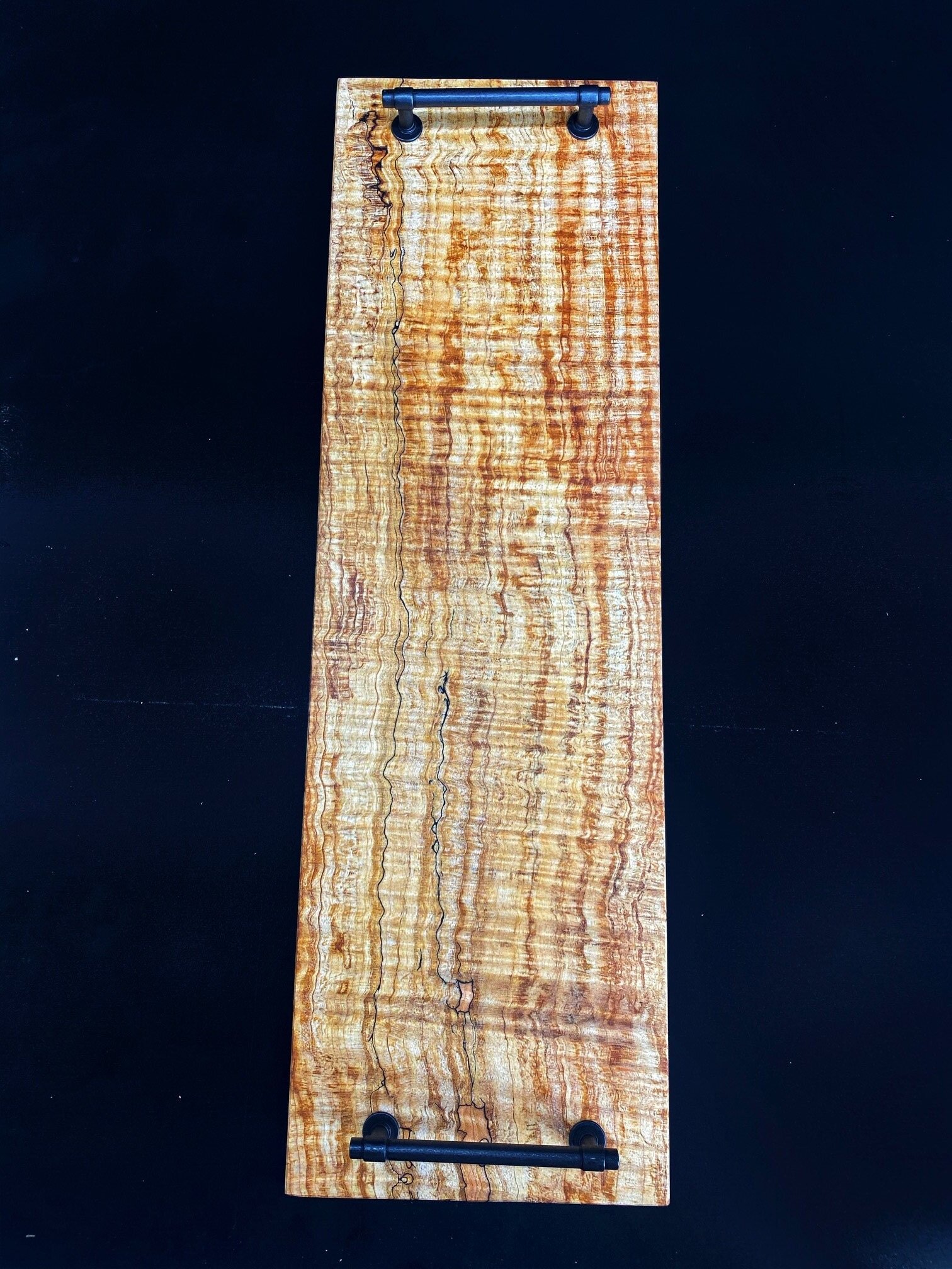 Spalted and Figured Maple Serving Tray