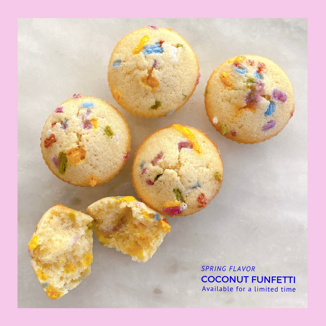 Coconut Funfetti Muffins