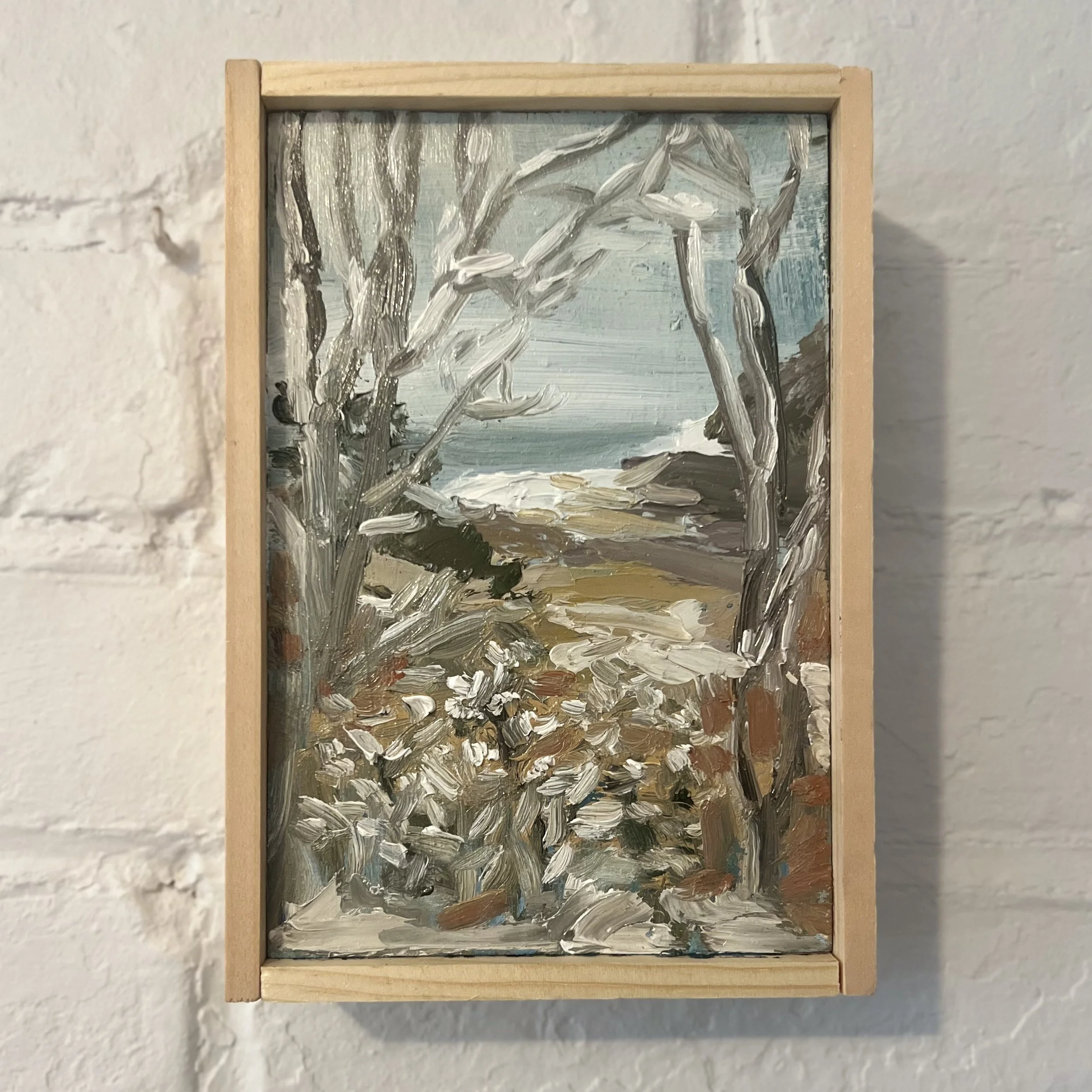 Through the Trees in Snow Framed.jpeg