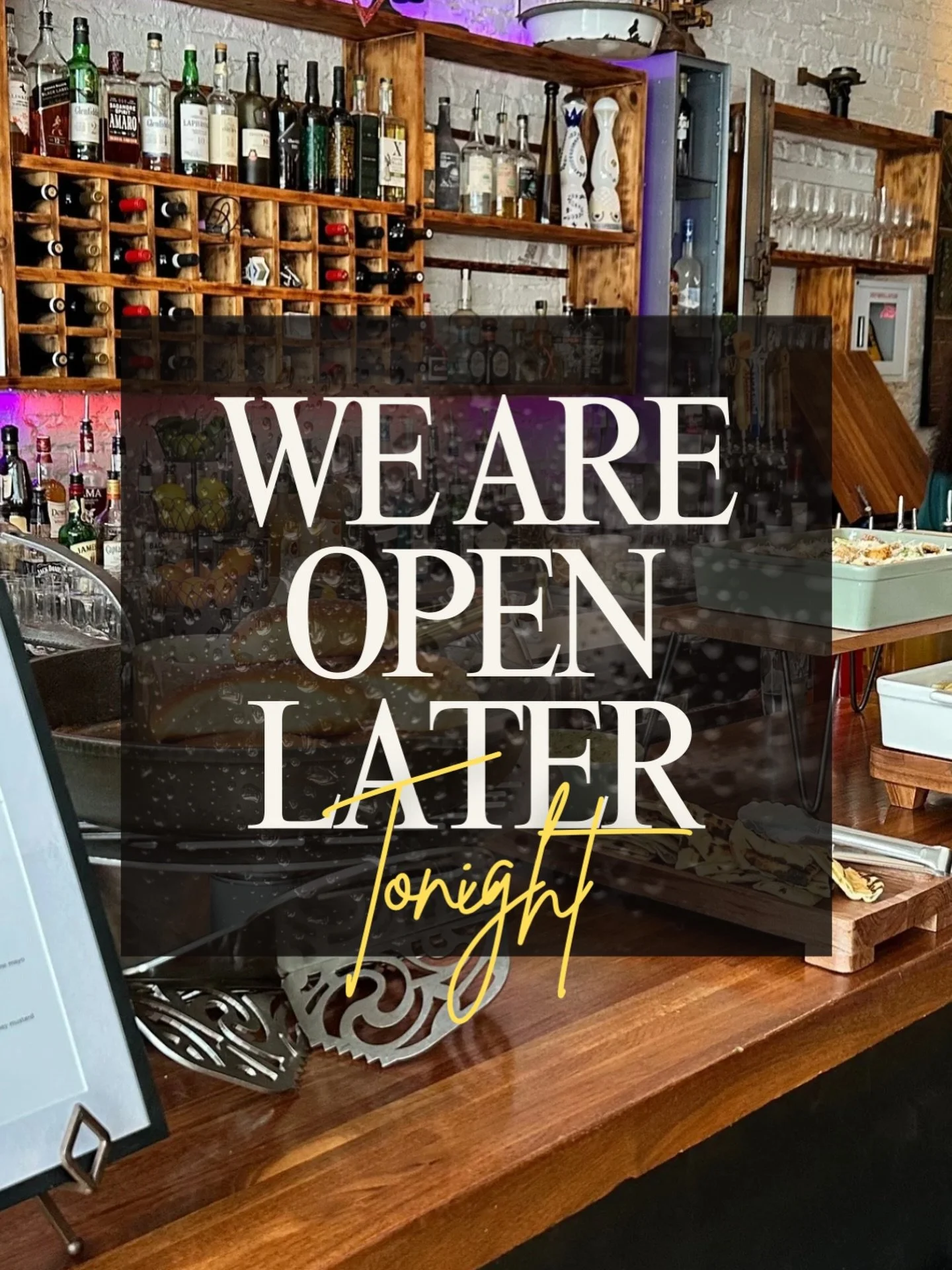 We're soaking up the fun tonight because tomorrow we'll be missing you guys so much! We're staying open till 10pm, let's make it count!