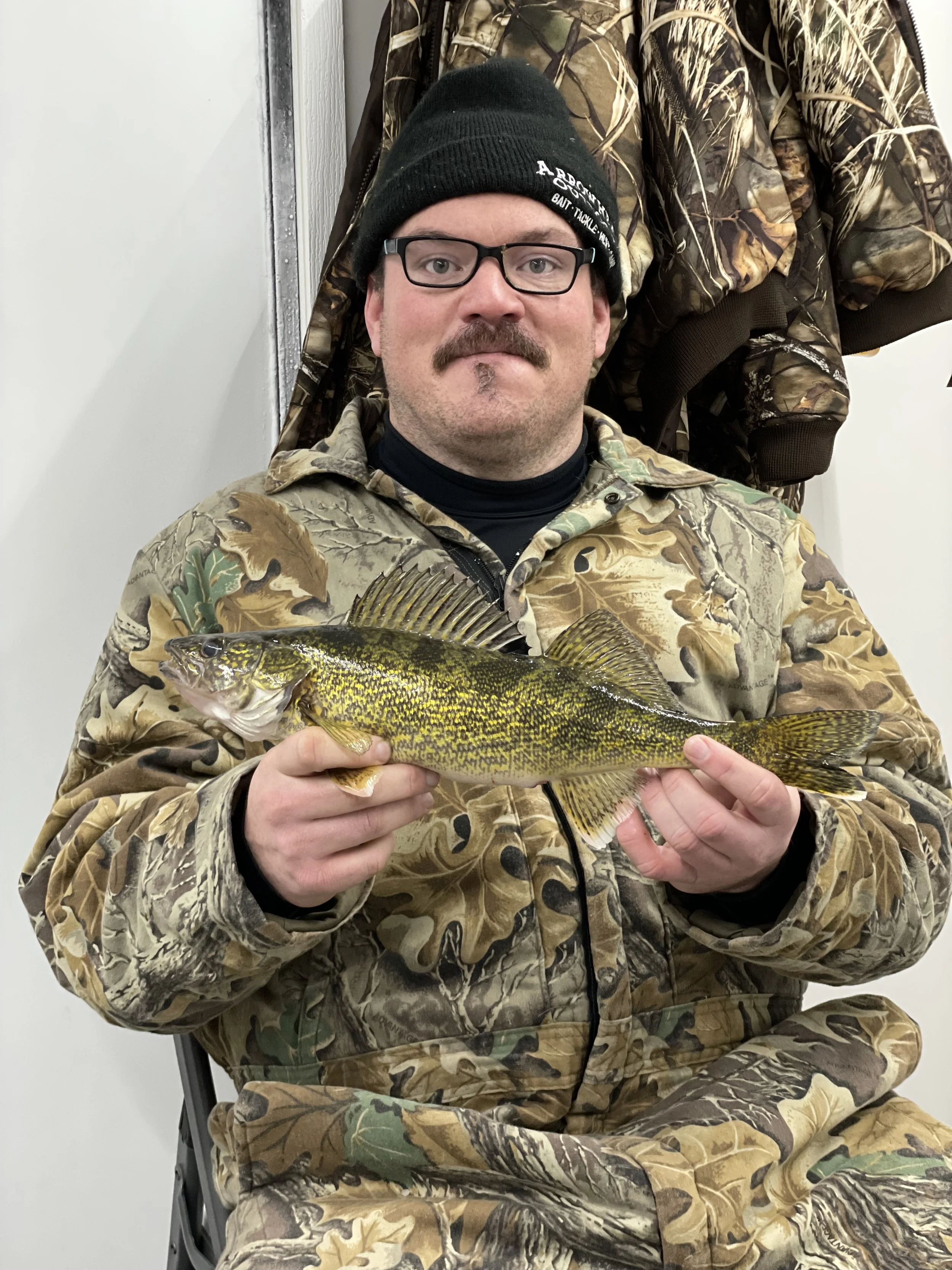 ice house rental Ely MN walleye