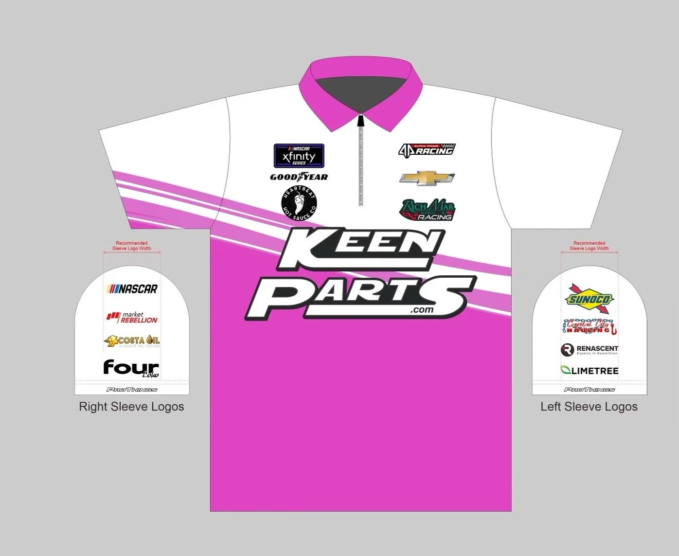 Keen Parts Bristol Motor Speedway Pit Crew Shirt featuring The Laughlin Family Foundation