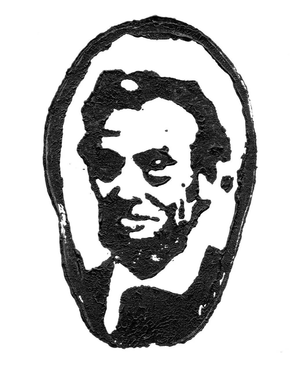 1 of 215 Potato Prints used to create a brief  animated moment 