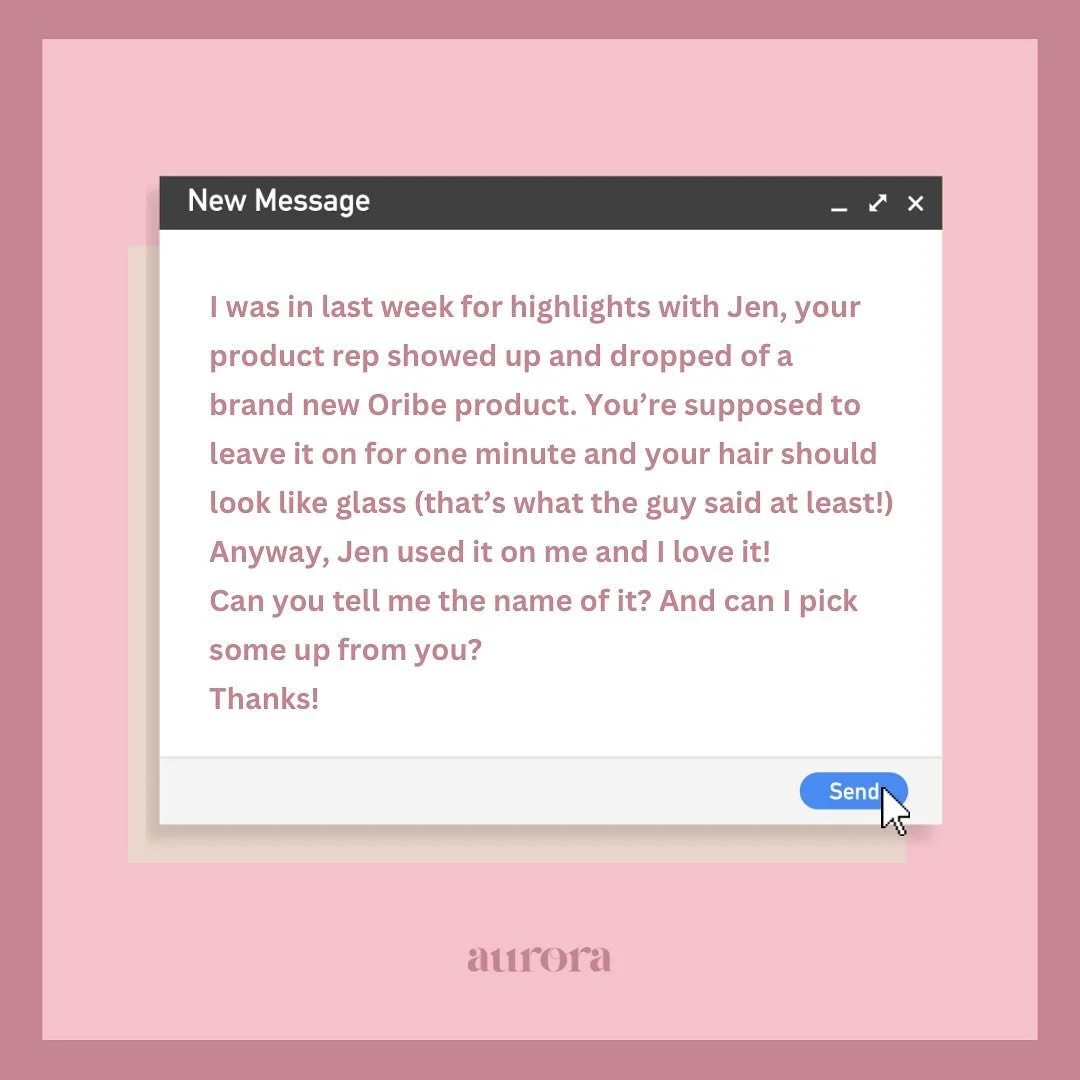 The reviews are in and our clients are LOVING the new @oribe Mirror Rinse Glass Hair Treatment ⭐️ We love it for its three-in-one versatility (✨glaze, 🌪️detangler, and 💆🏻&zwj;♀️conditioner) get yours at the salon shop or ask your stylist to test i