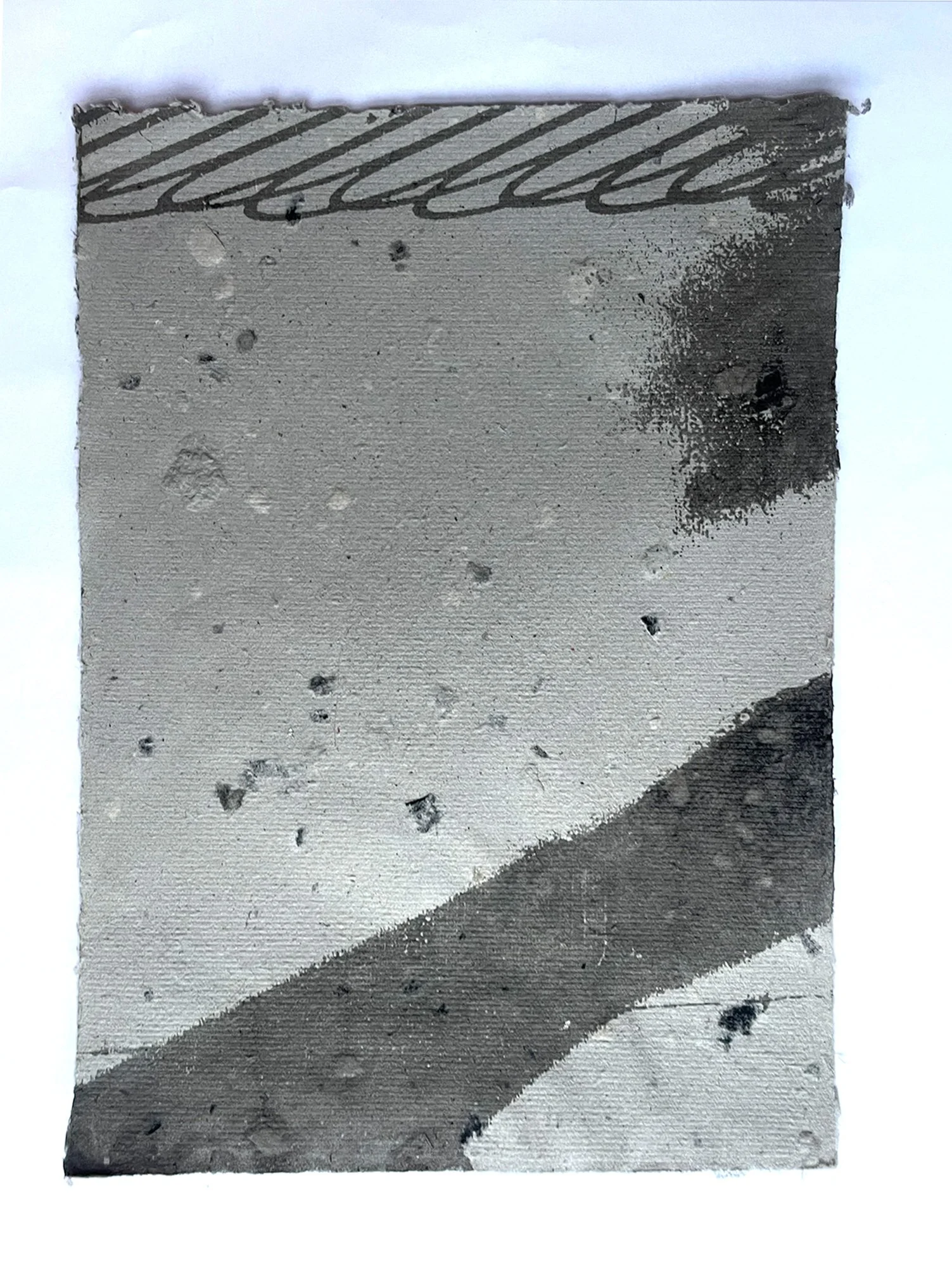 True Gaurd Shadow
silkscreen on recycled handmade paper
9x11.5