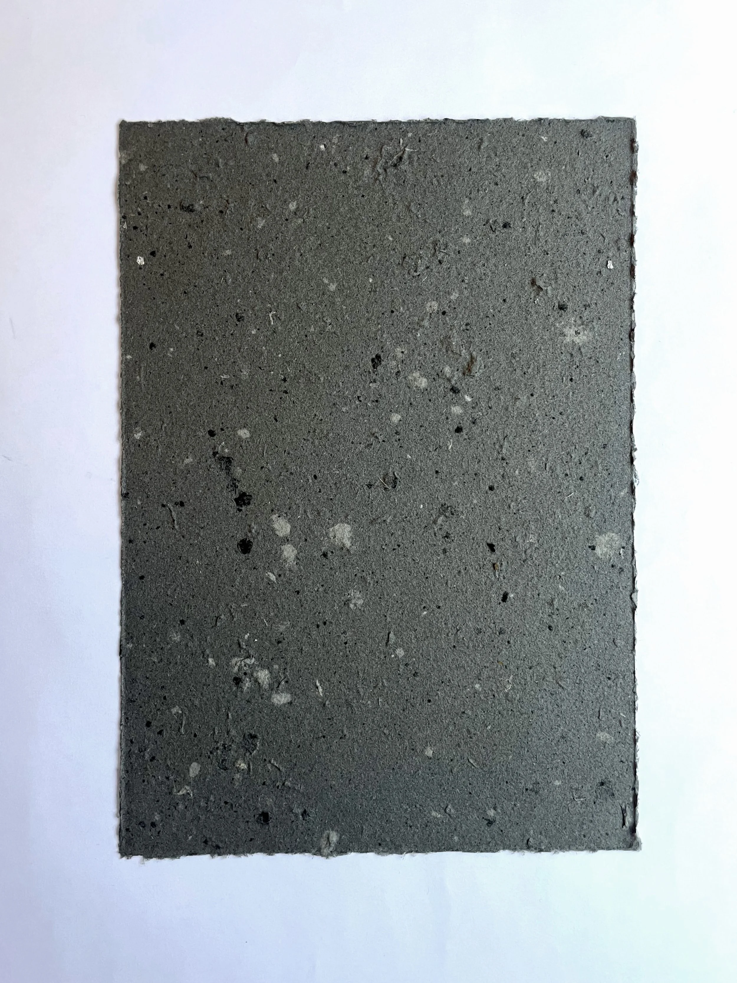 Asphalt 
Recycled Handmade Paper
9x11.5