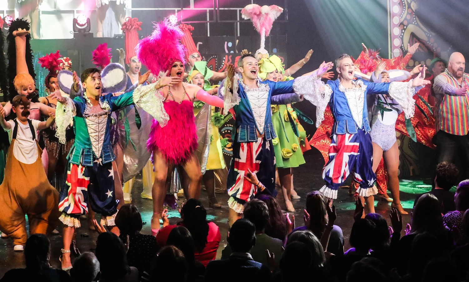 Members of Glastonbury and Street Musical Comedy Society
