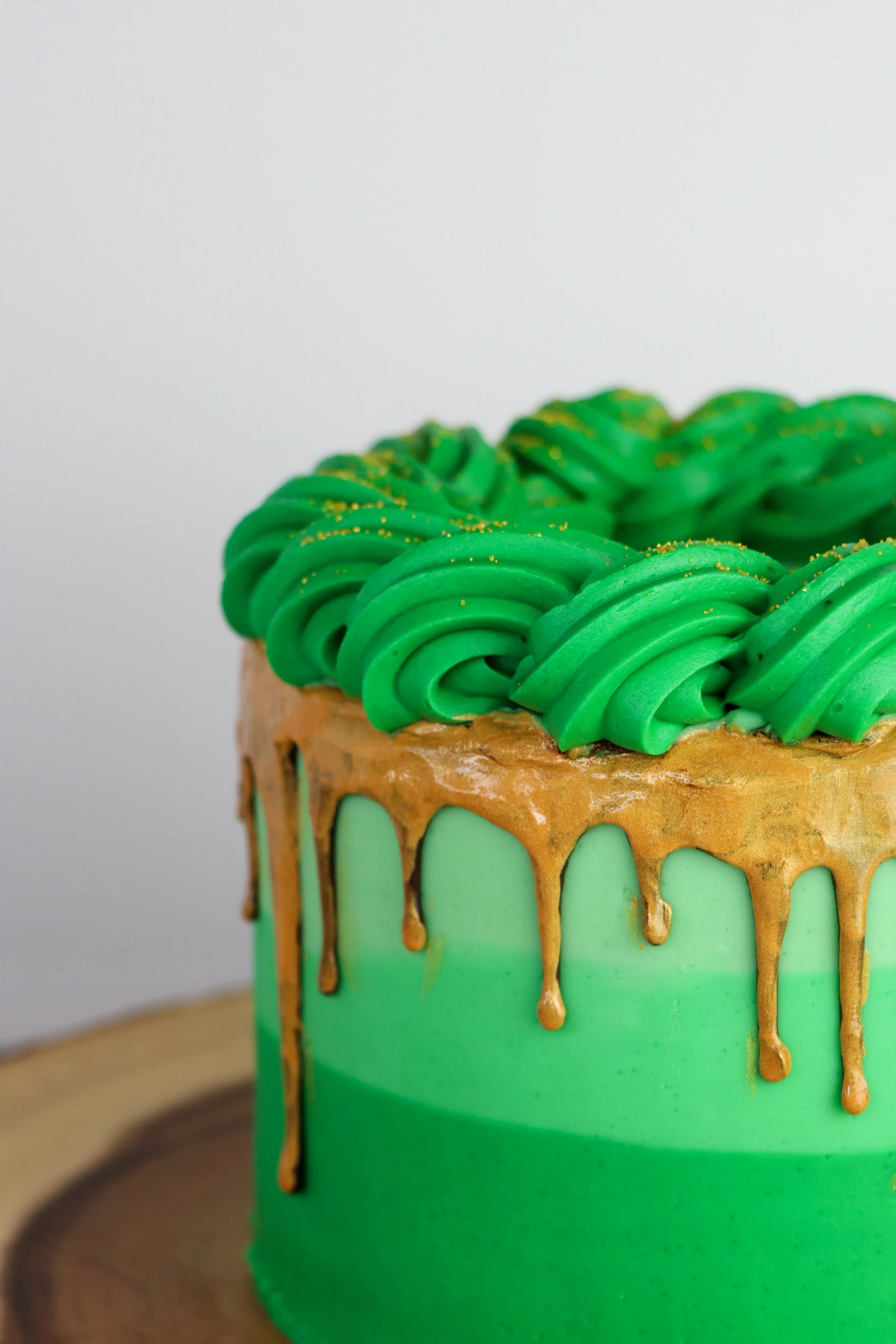 St. Patrick's Day Cake - Bailey's Chocolate Cake, Baileys Cream Cheese Buttercream
