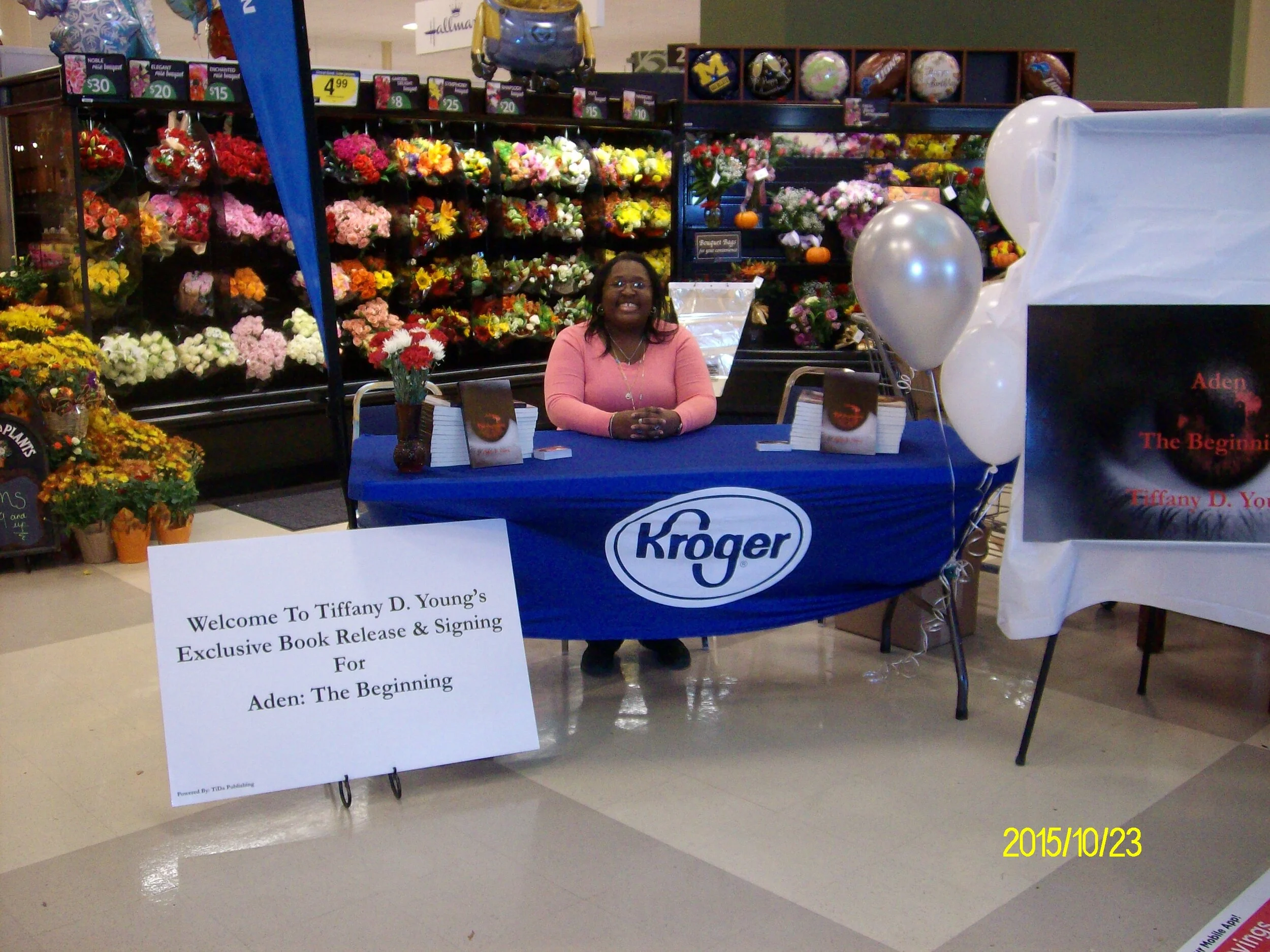 First Book Signing 