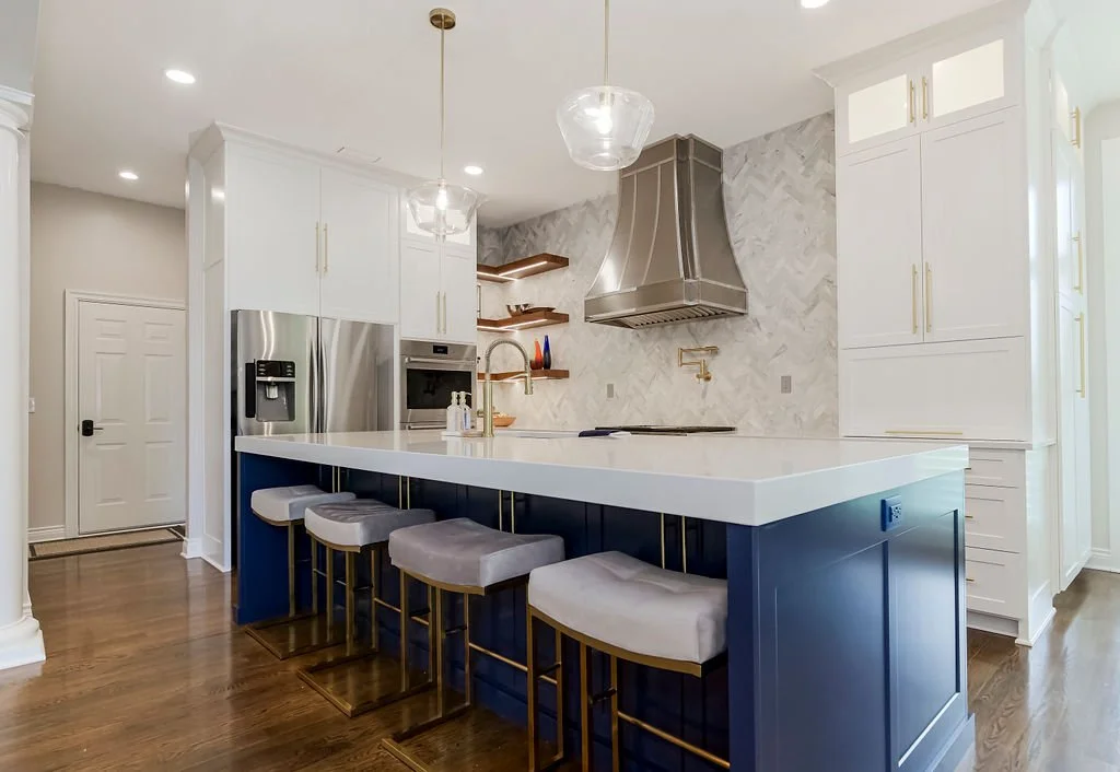 Contemporary Transitional Kitchen Remodel by Martanne Construction project photo