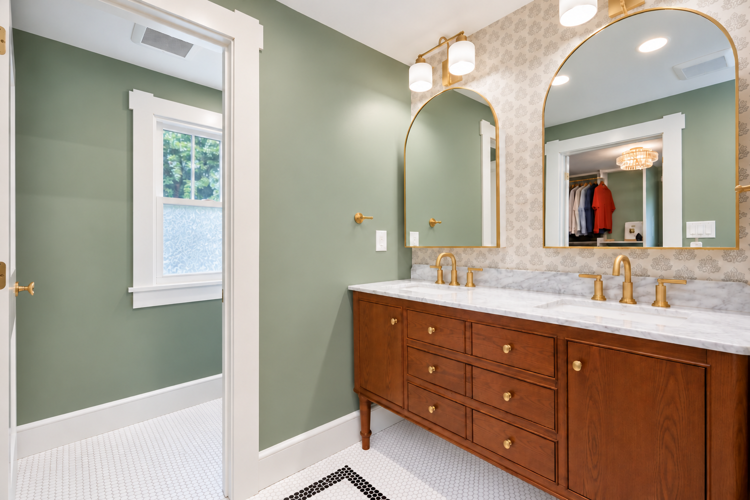 Sage Green Bathroom with White-Grouted Tile.png