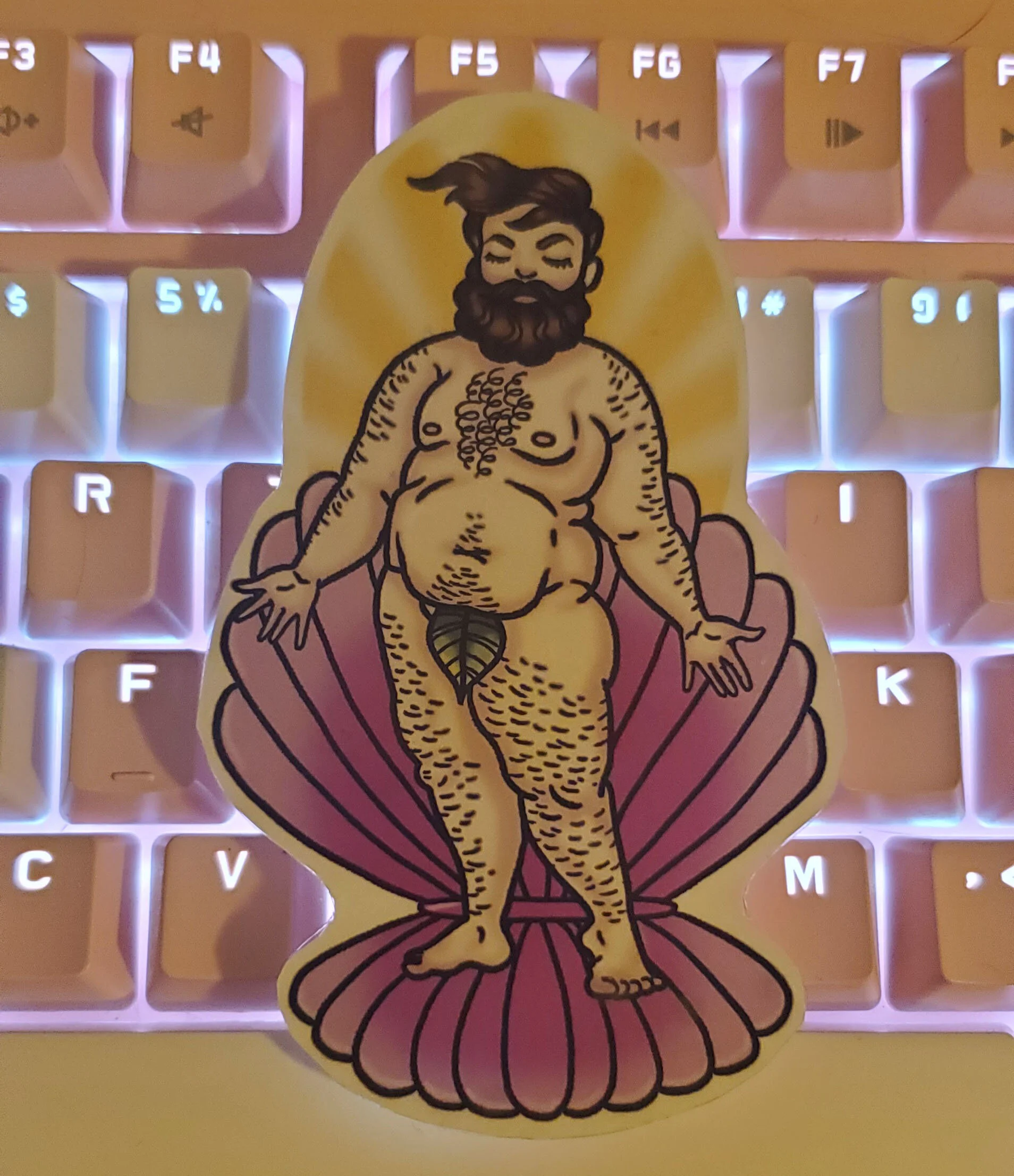 BEAR VENUS STICKER