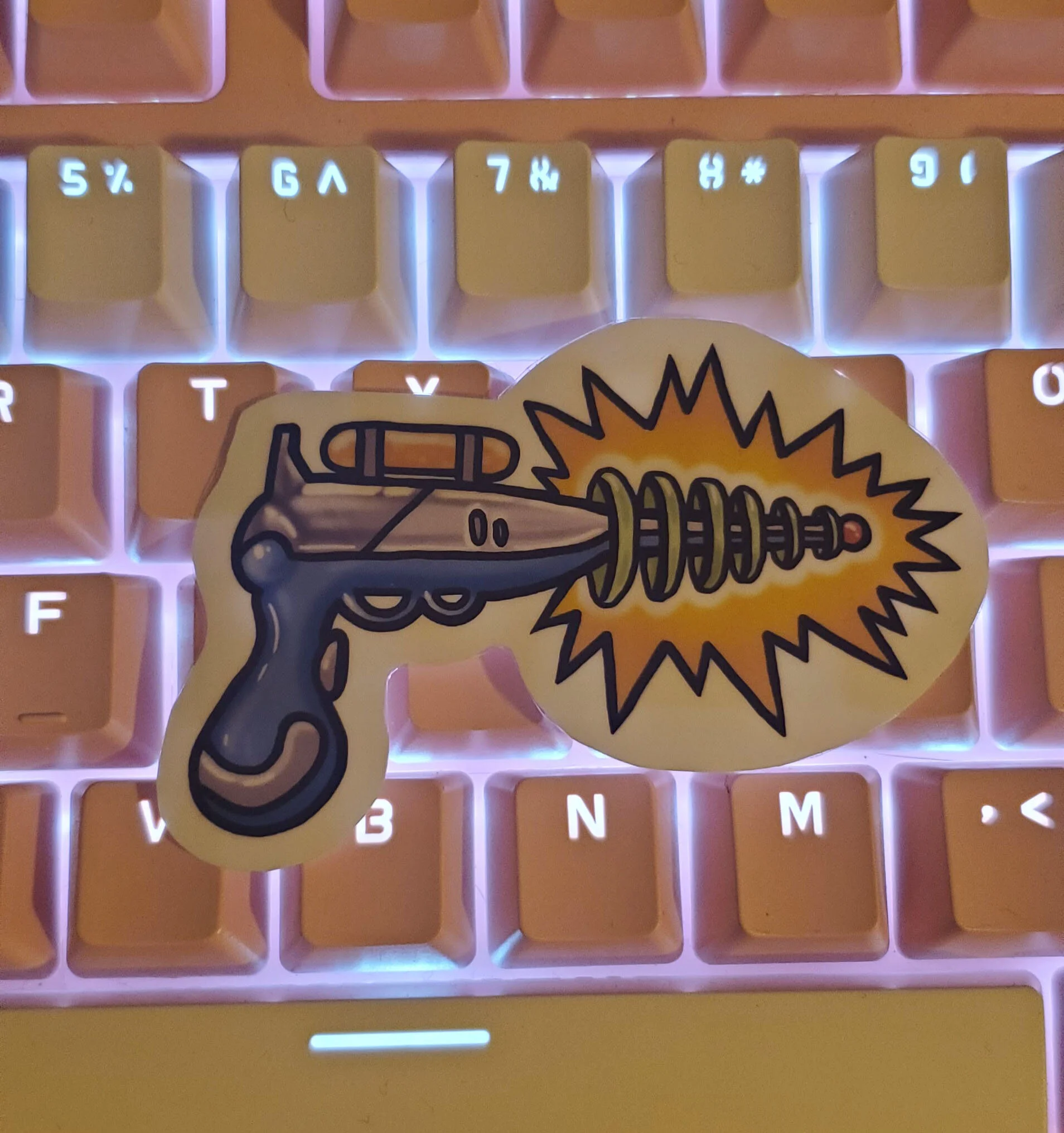 Ray Gun STICKER