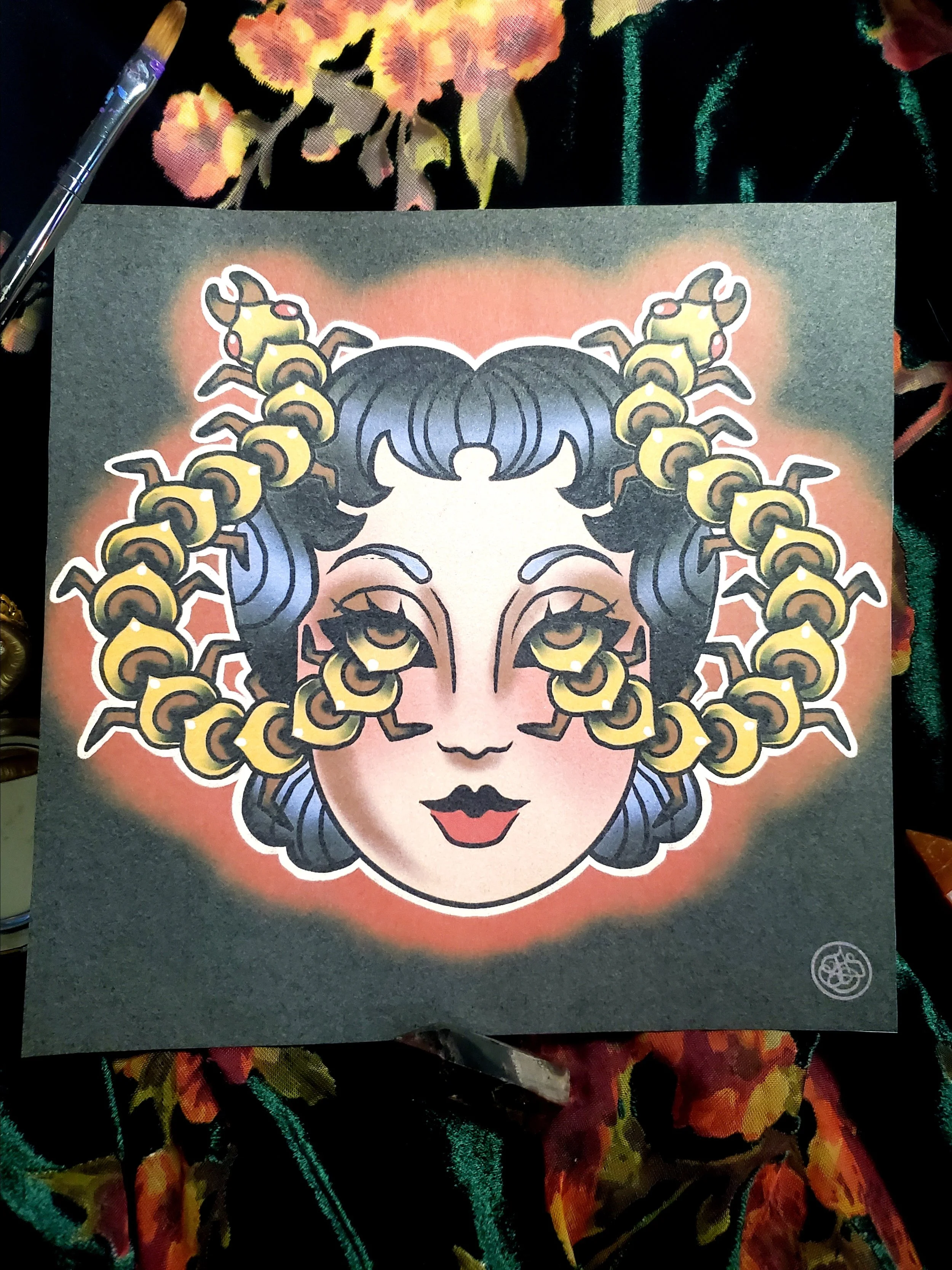 Bugeyed - Full Color Print - 8x8