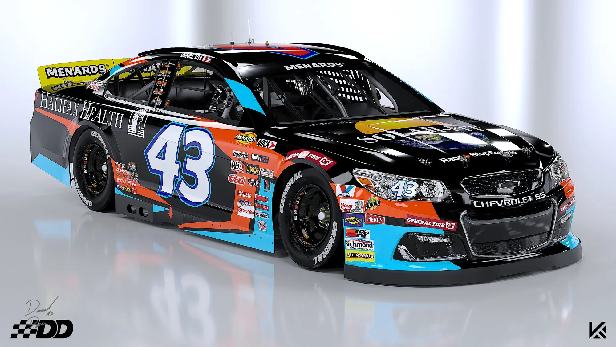 Halifax Health to be title sponsor of Daniel Dye's No. 43 at Daytona