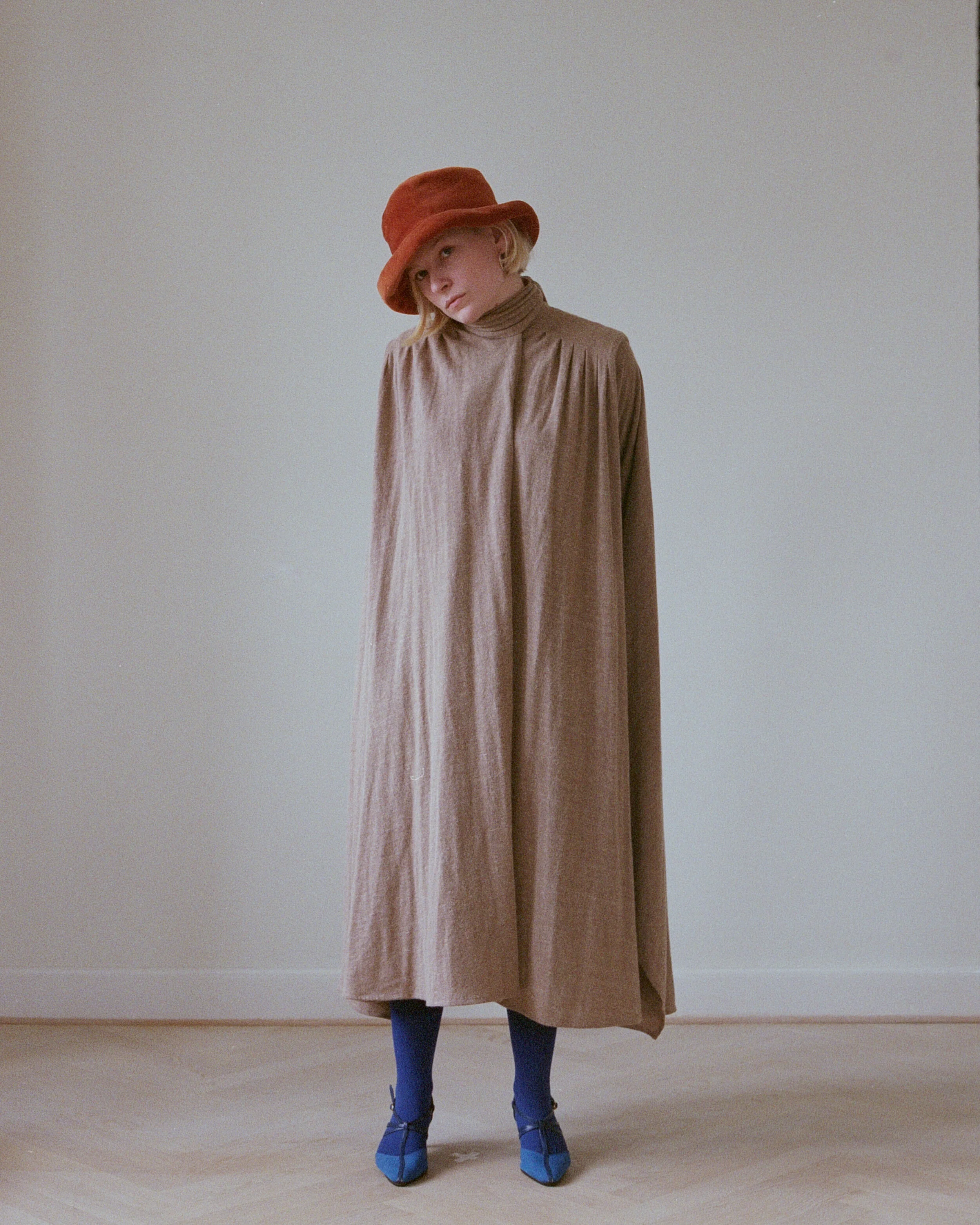 Acne Studios shirt, Dolce &amp; Gabbana trousers, Vintage Montana jacket &amp; shoes from a flea market.