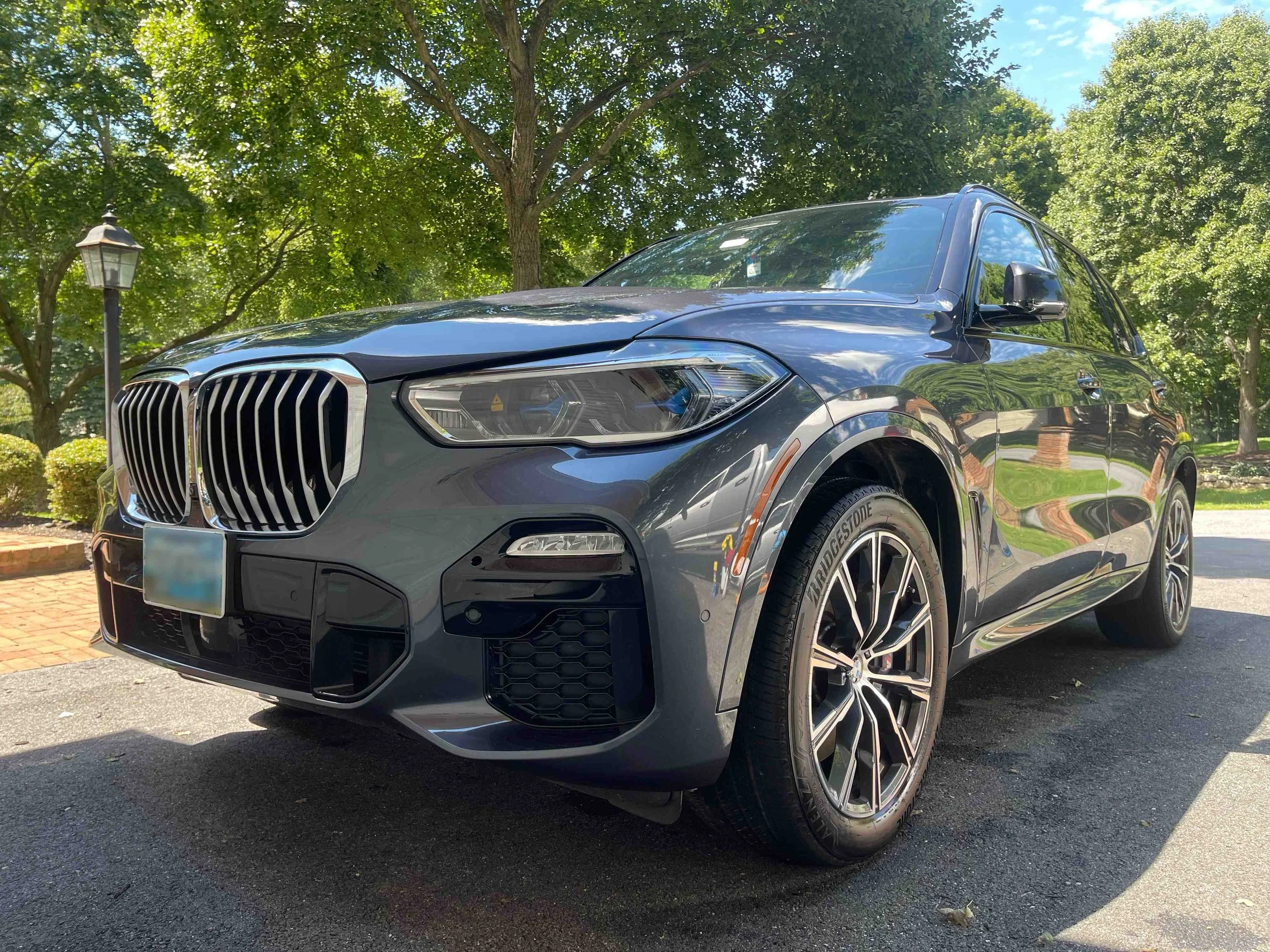 BMW X5 Excutive Exterior Interior Detailing Wax Front.JPG