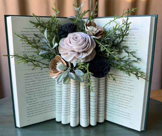 Teen/Adult Craft Club - June 3 - Origami Book Vase with Flowers