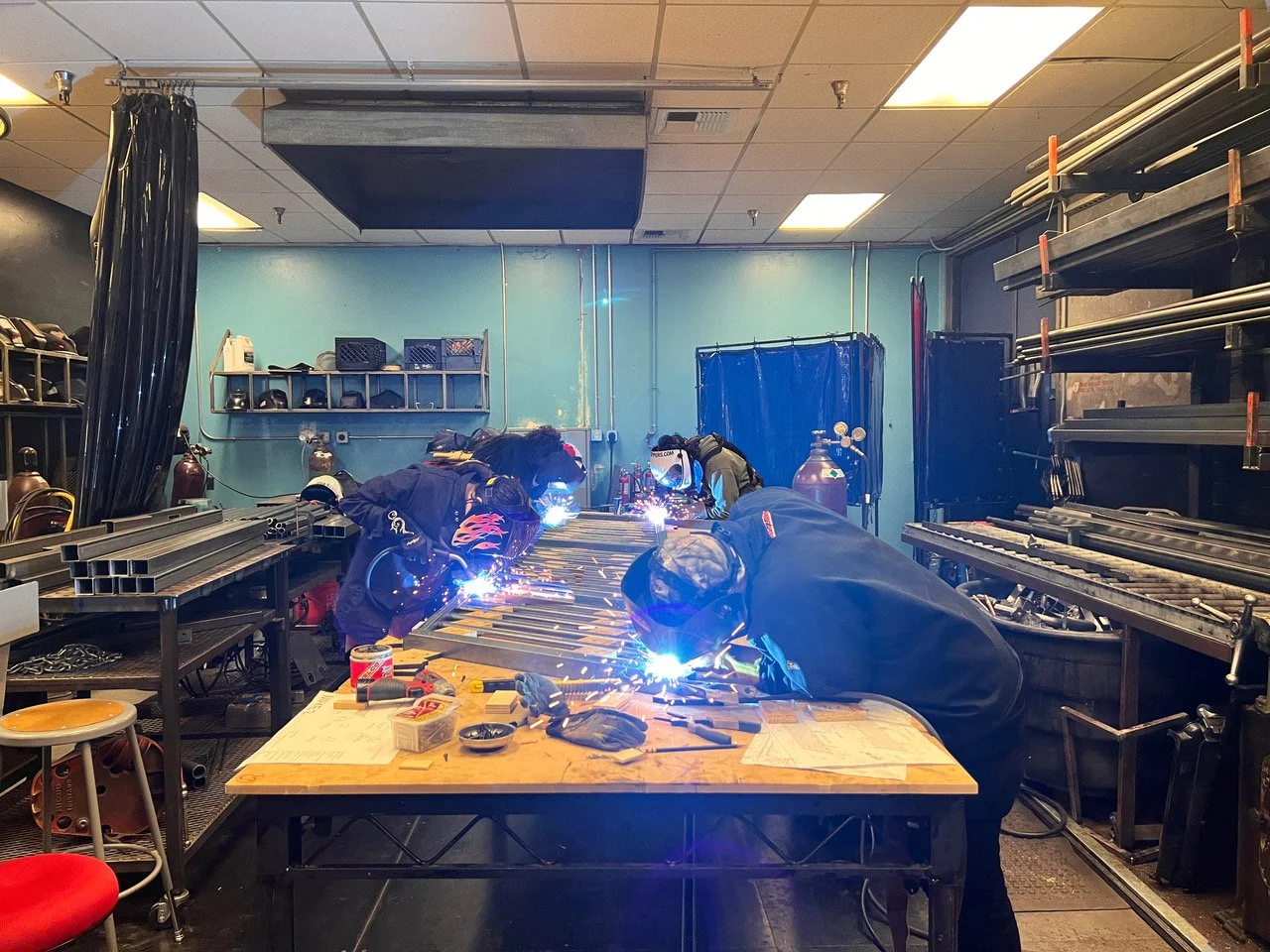 Welding Handrails