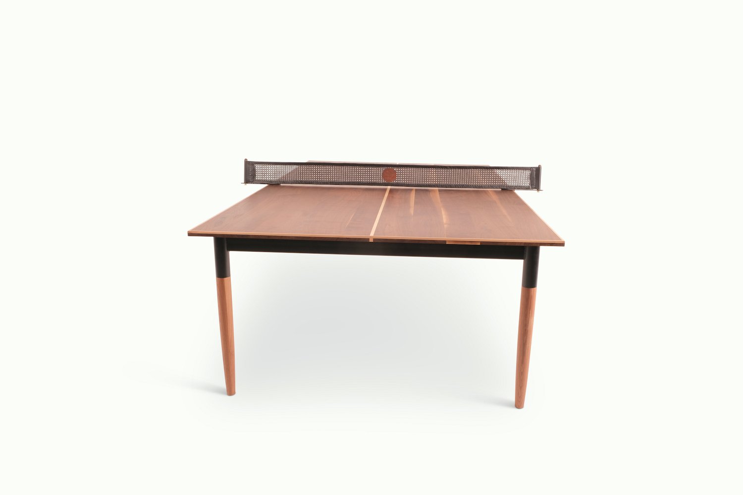 Solid Walnut Ping Pong Table — Sean Woolsey Studio