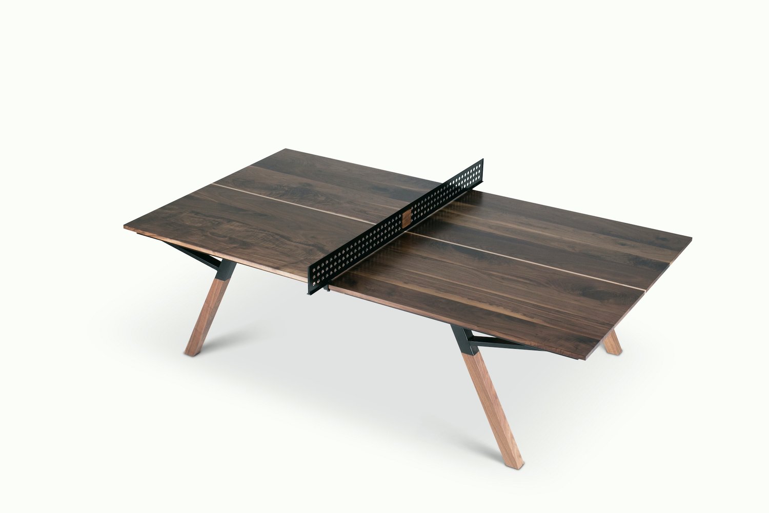 Solid Walnut Ping Pong Table — Sean Woolsey Studio