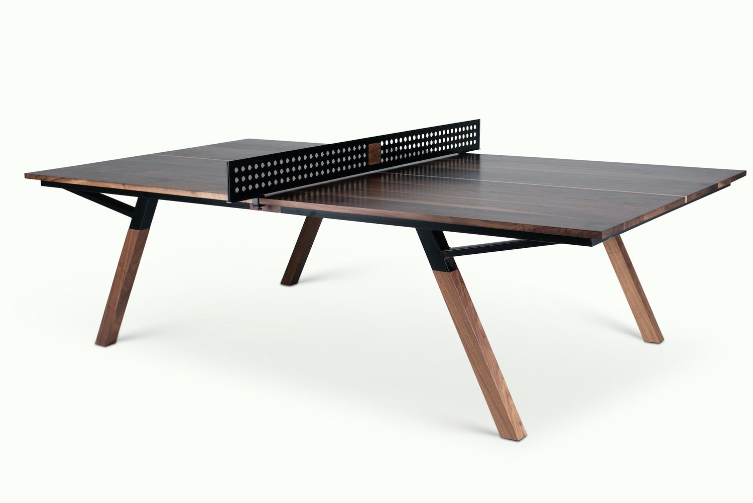 Solid Walnut Ping Pong Table — Sean Woolsey Studio