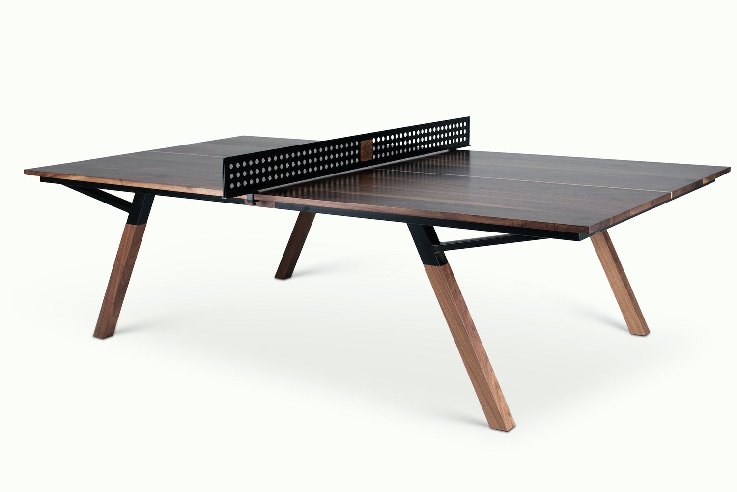 Games Room Table Walnut Ping Pong Table 2 Piece Ping Pong 