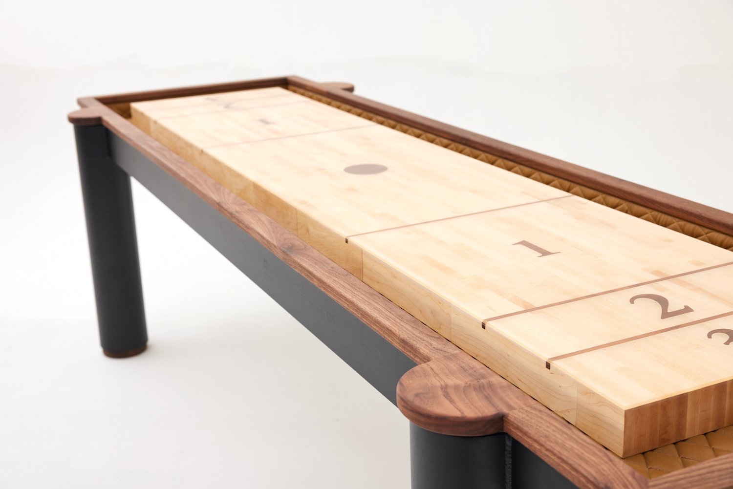 Squiggles Shuffleboard Table, Made in USA shuffleboard table, Sean