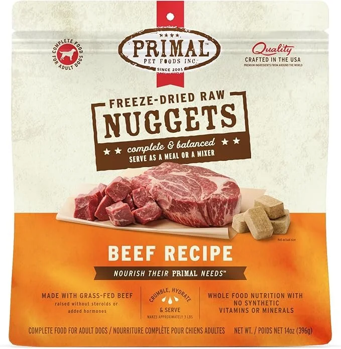 Primal Pet Foods Freeze-Dried Canine Beef Formula