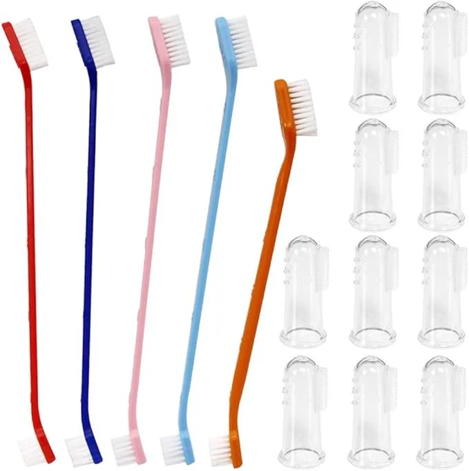 Set of 15, Pet Toothbrush Set