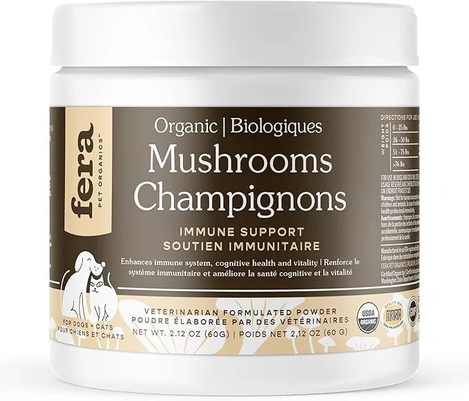 Fera Pets Mushroom Supplement for Dogs