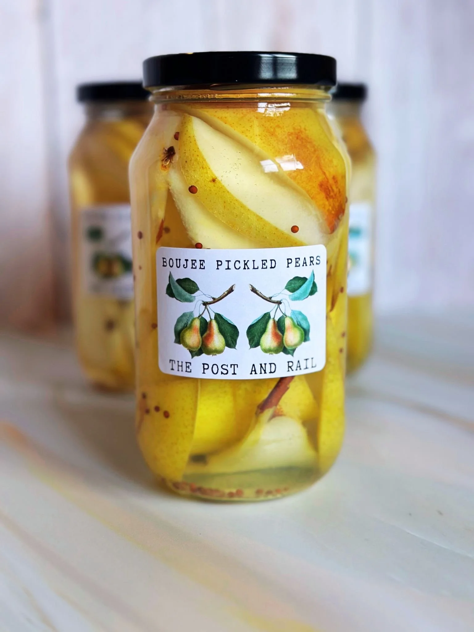 Boujee Pickled Pears