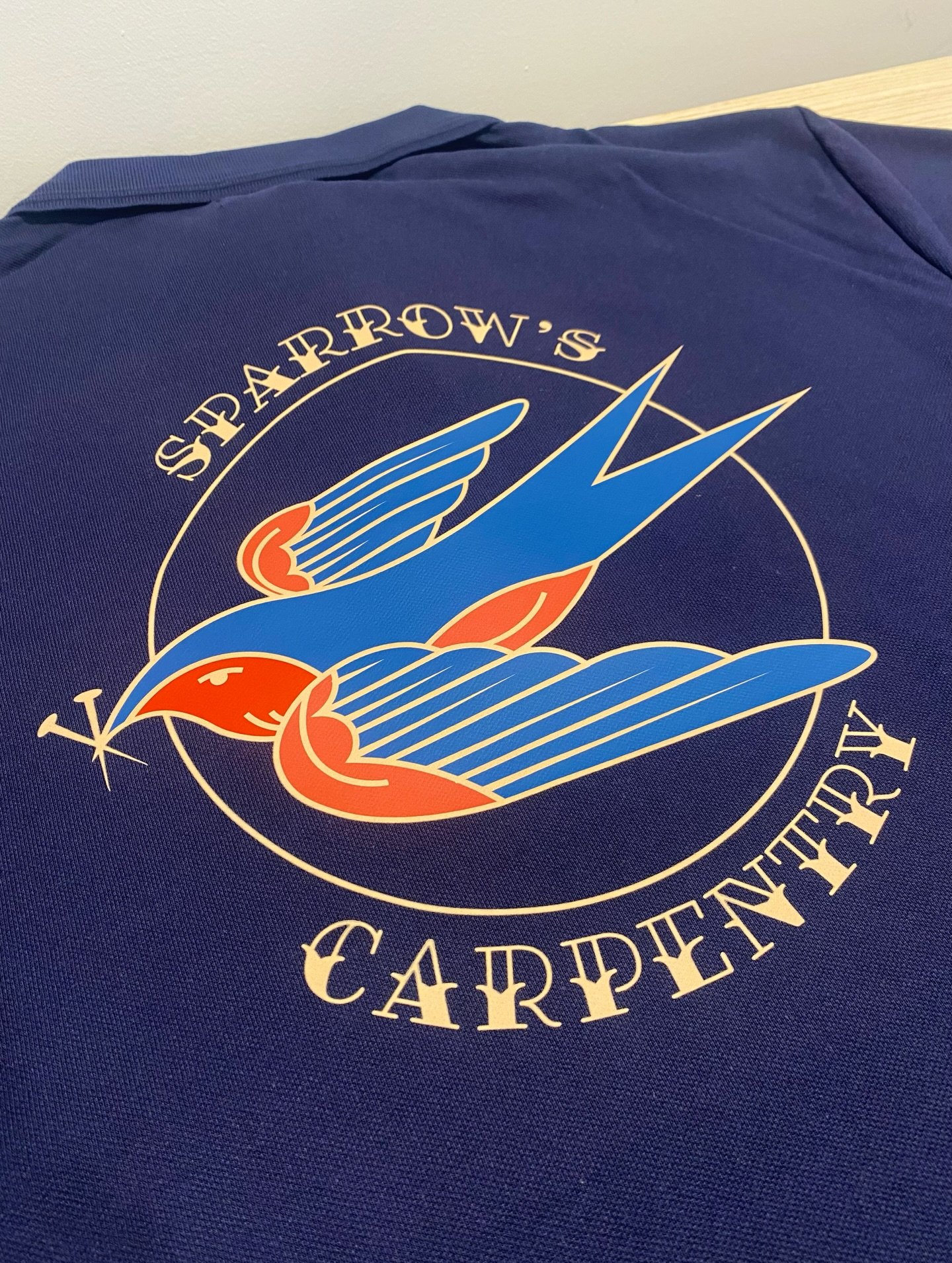 Custom workwear for Sparrow&rsquo;s Carpentry in Margaret River. Printed on @hardyakkaofficial