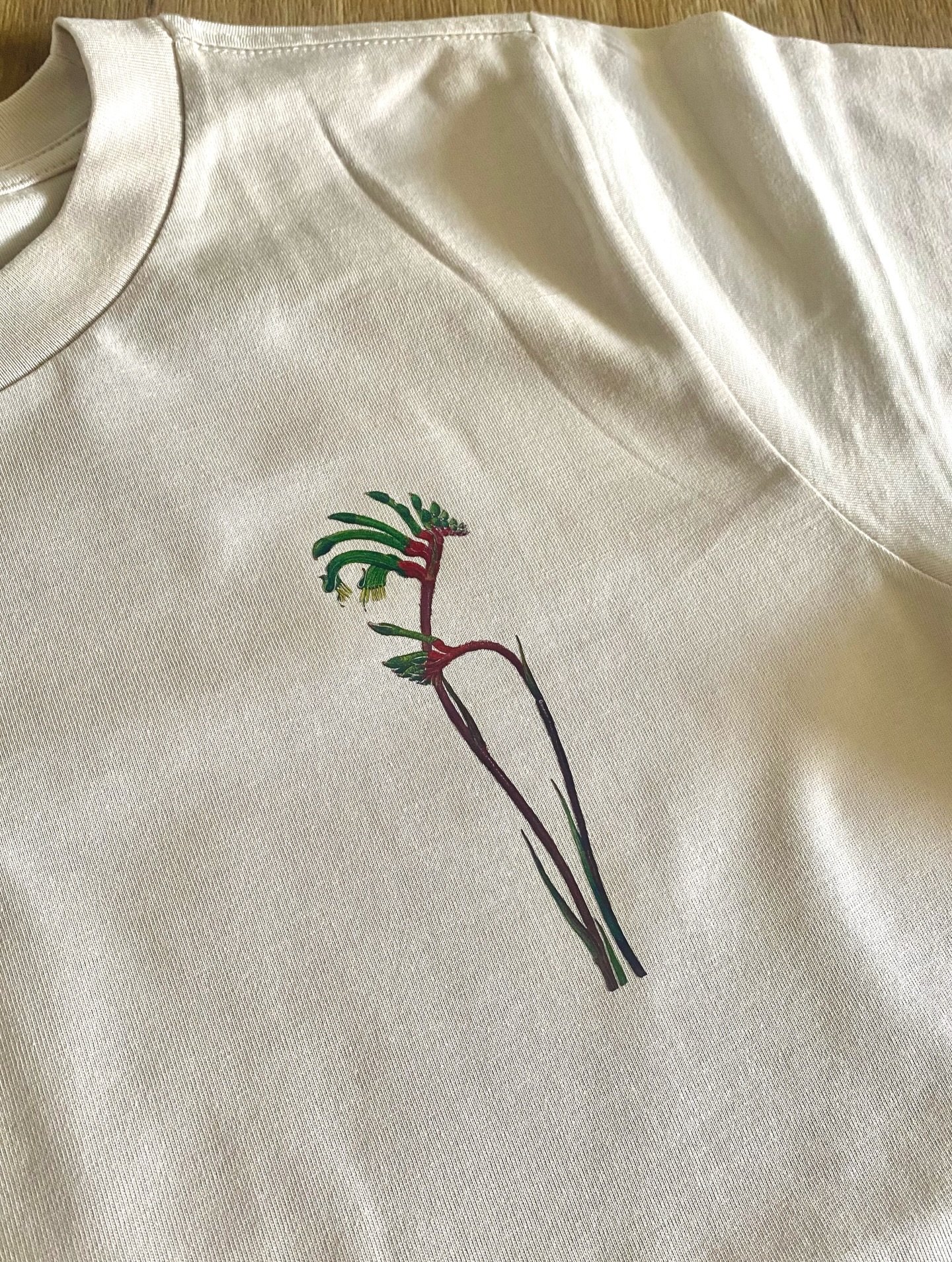 Tshirts printed for @natureconservation.mr featuring some beautiful botanical illustrations by local artist Patricia Negus.