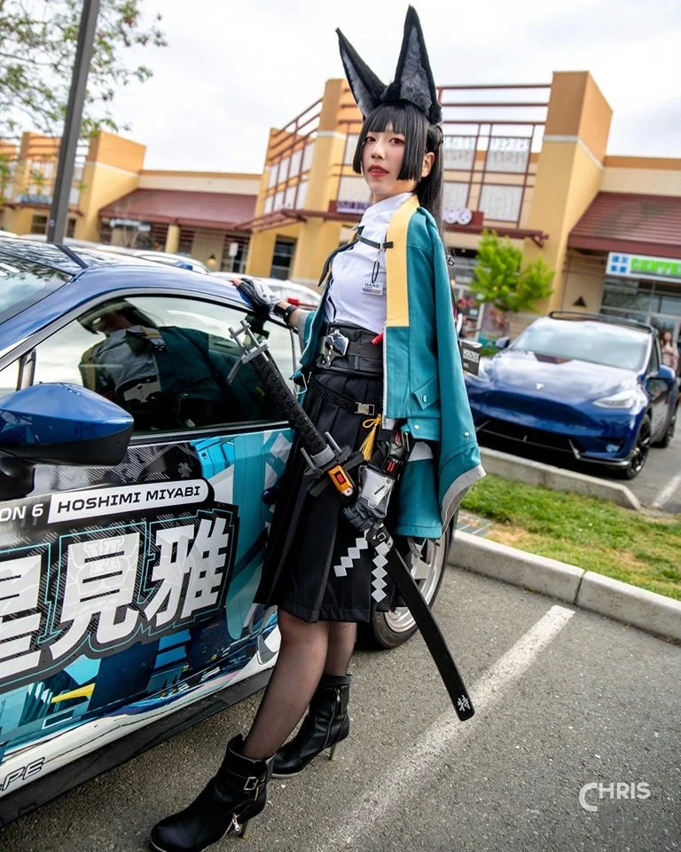 Non-stop training to defeat evil. By as many means necessary. Remember to compliment her.
Happy Birthday, Miyabi! 6/19
#HoshimiMiyabi: @yeonwooege 

#zzz #zzzcosplay #zzzero #zenlesszonezero #zenlesszonezerocosplay #miyabicosplay