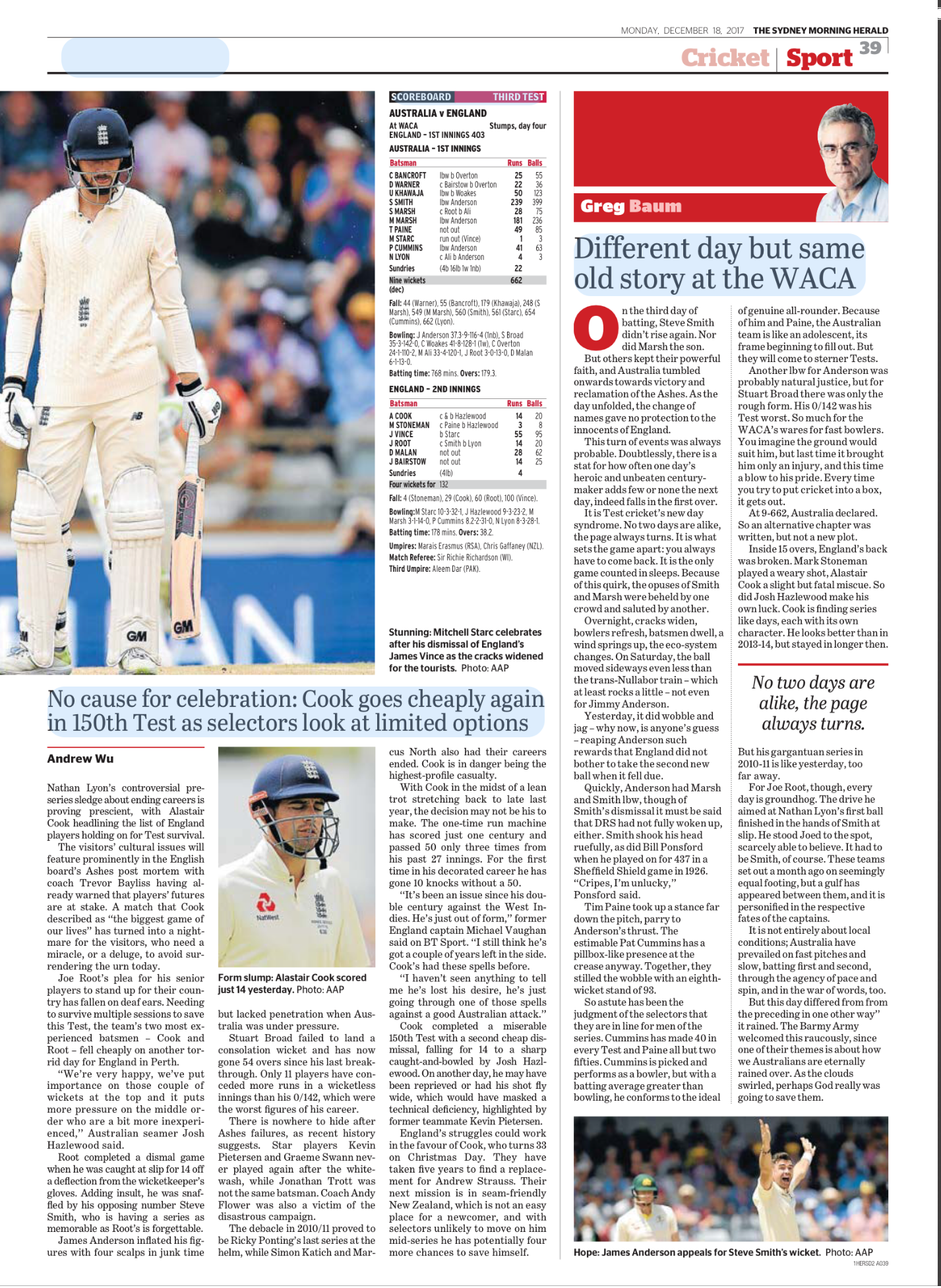 A cricket player in white uniform with a helmet standing on the field, likely during a match, with spectators blurred in the background.