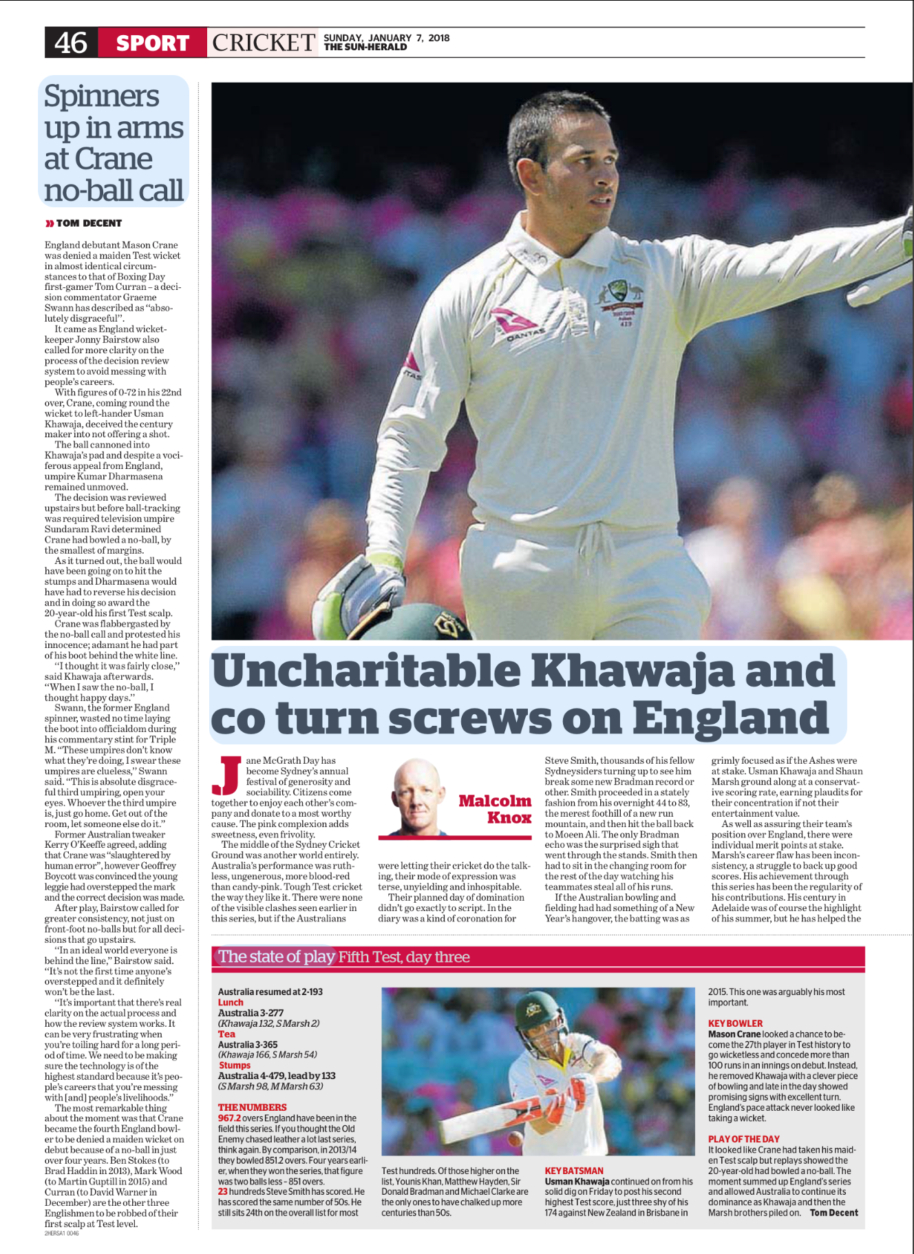A cricket player in a white uniform on the field, holding a helmet, with his right arm extended. The crowd is blurred in the background.