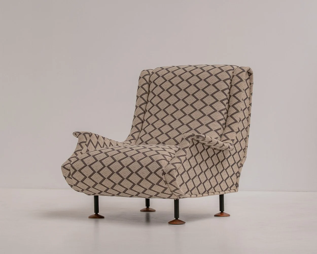 Marco Zanuso Regent Lounge Chair for Arflex, 1960s — DADDY DECO