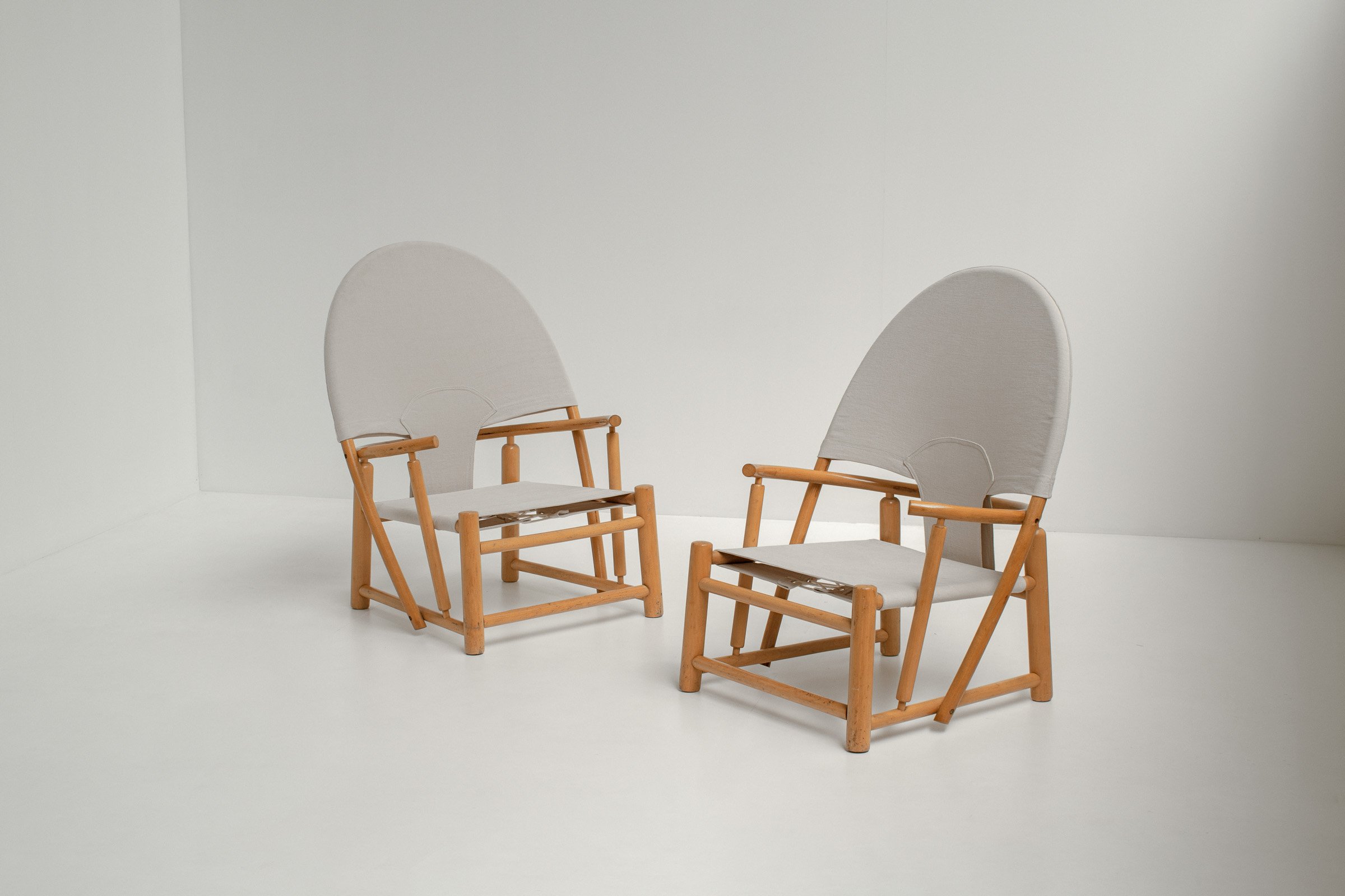 Pair of G23 Hoop Chairs by Piero Palange & Werther Toffoloni for Germa —  DADDY DECO