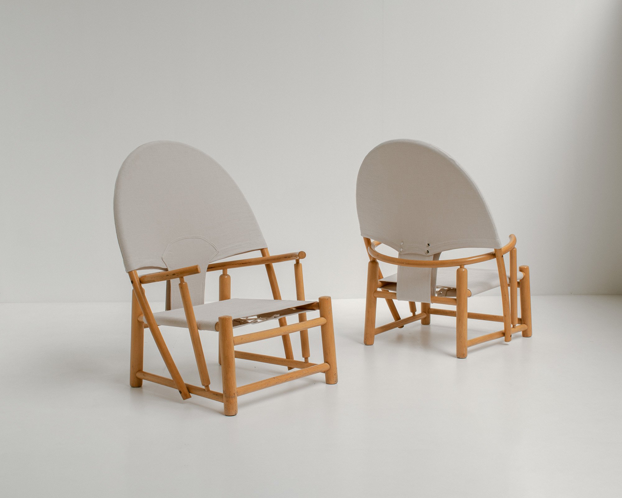 Pair of G23 Hoop Chairs by Piero Palange & Werther Toffoloni for Germa —  DADDY DECO