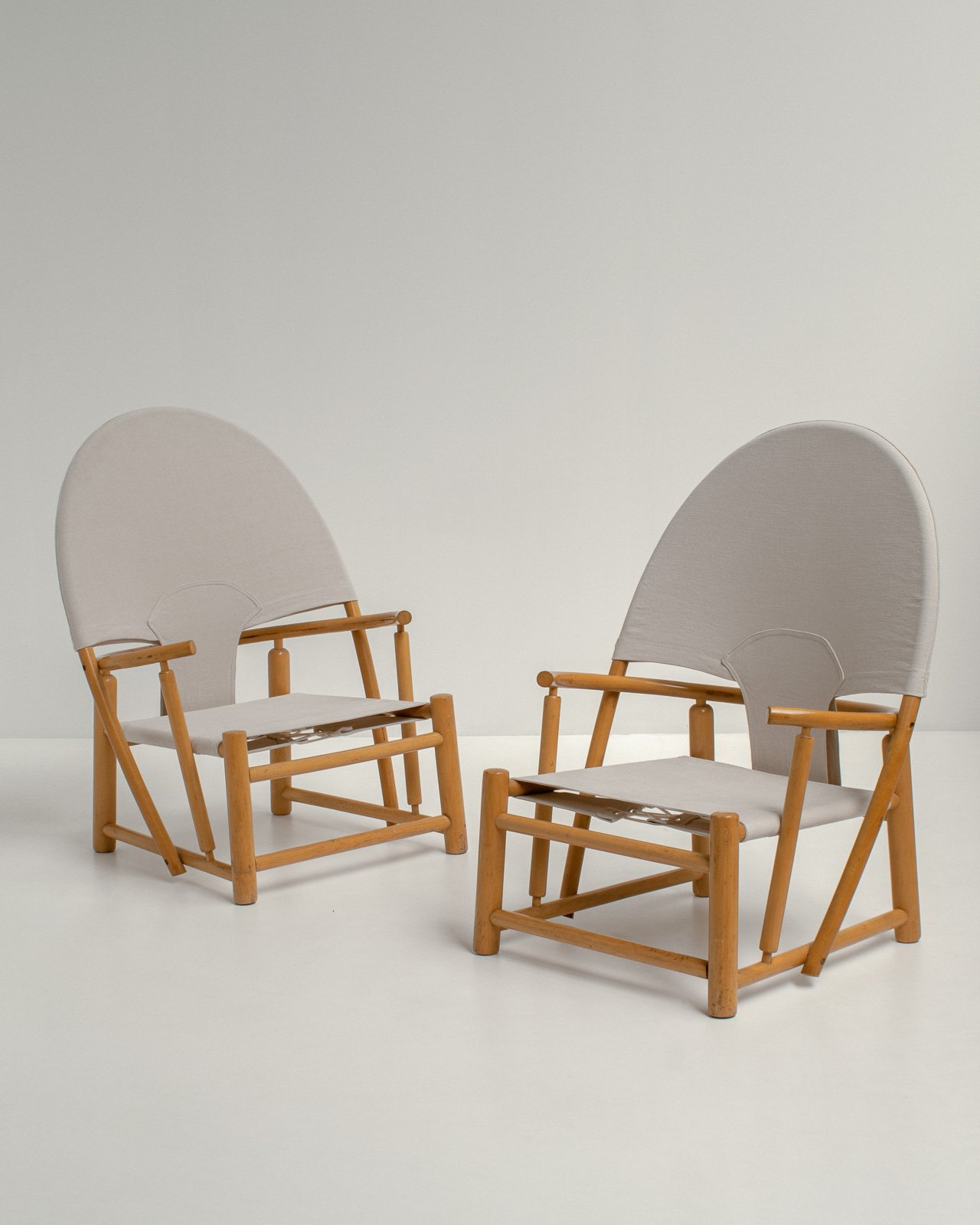 for & by Germa of DADDY Pair Toffoloni DECO Piero Hoop — Werther Palange Chairs G23