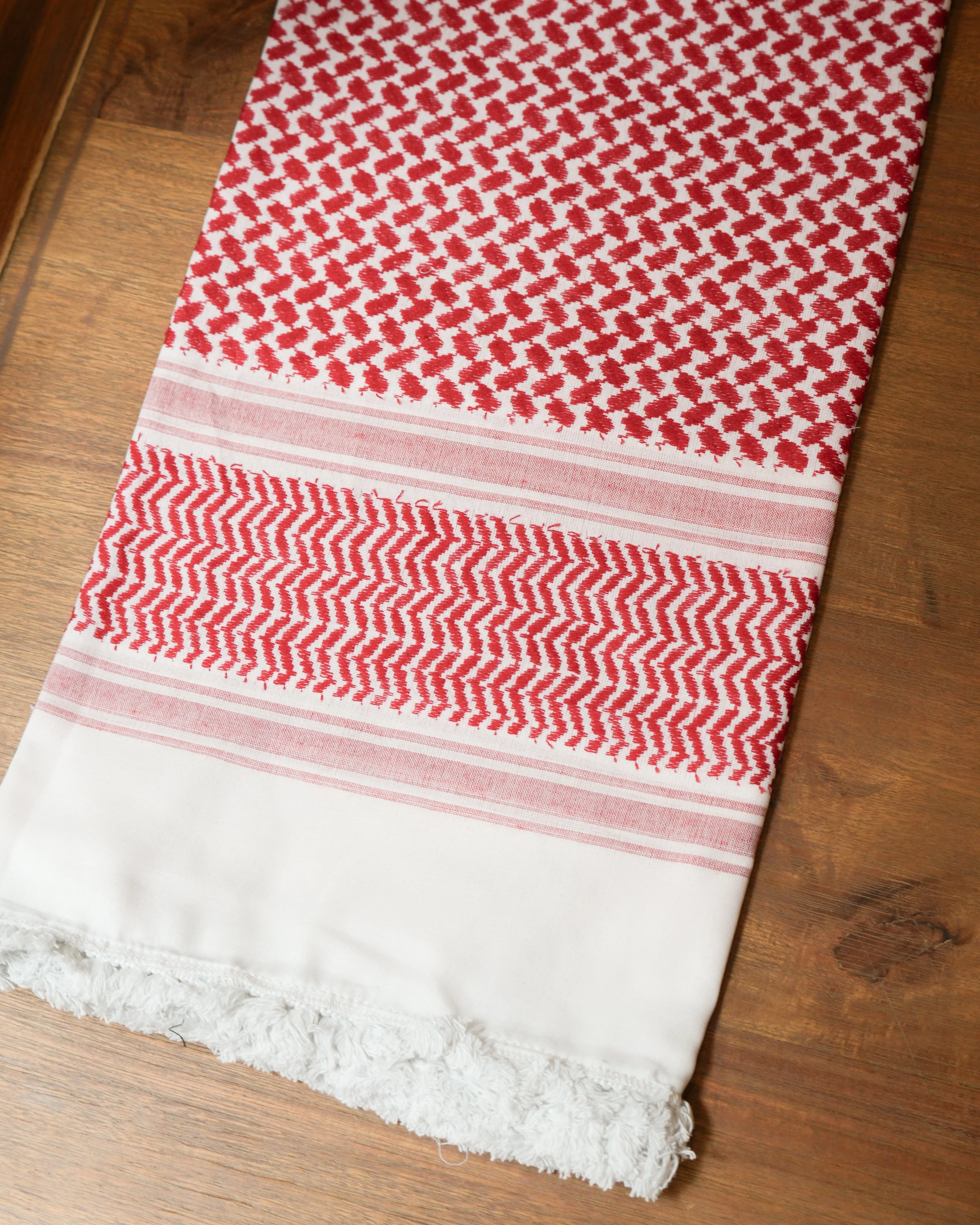 Hirbawi® Kuffiyeh - Red & White - SOLD OUT