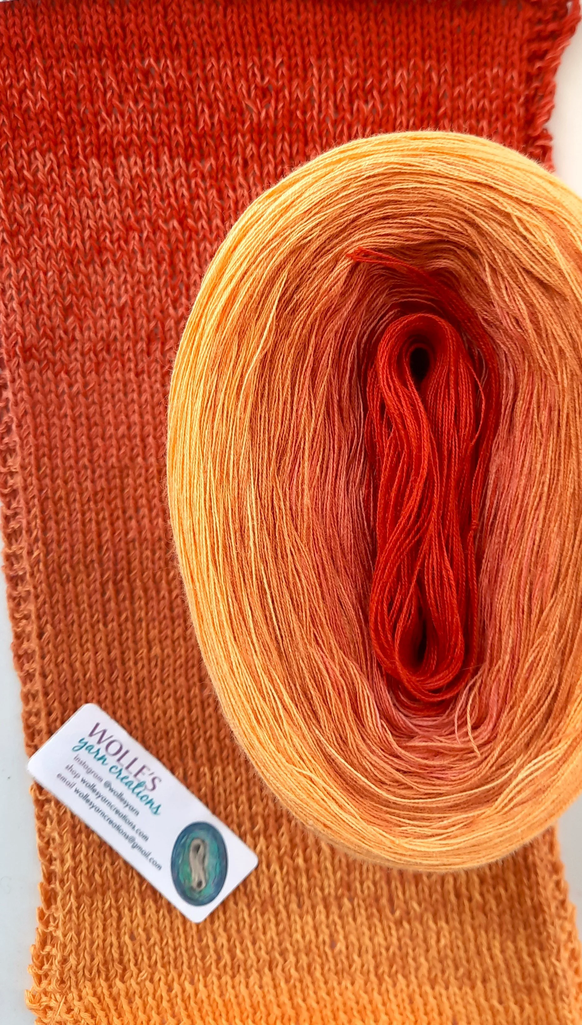 SUNSET, gradient yarn for knitting and crocheting — Wolle's Yarn Creations