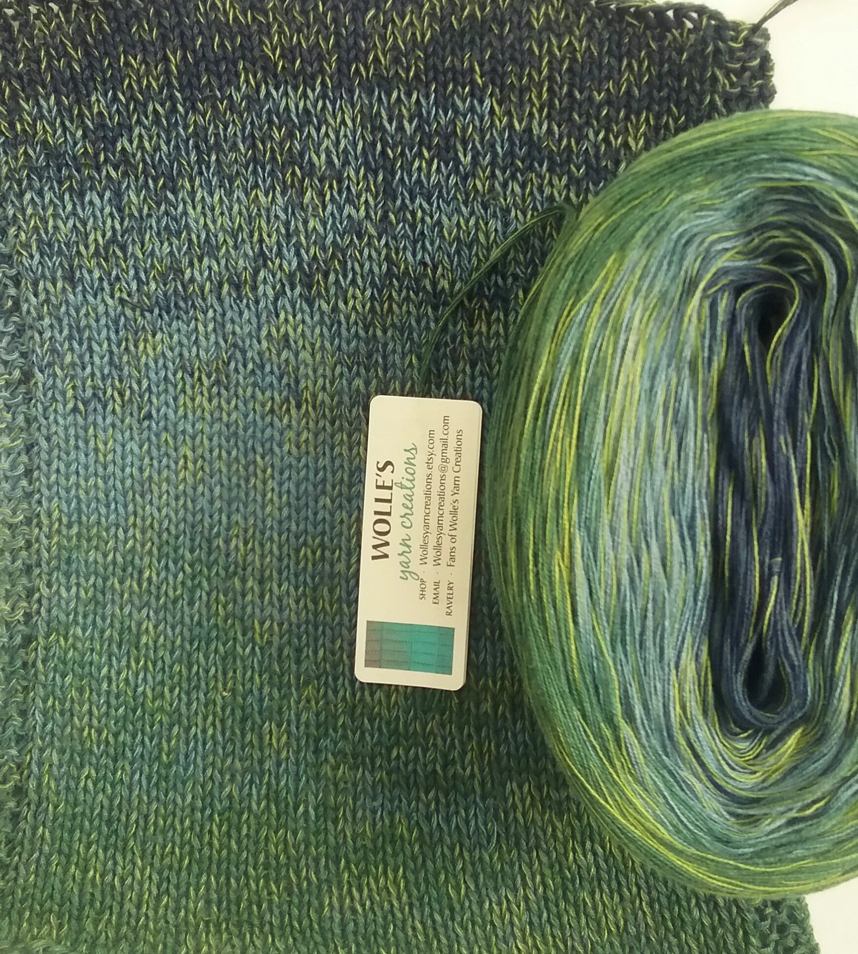 BIARRITZ | Color Changing Cotton yarn | 480 yards/100 gr | Fingering Weight  — Wolle's Yarn Creations