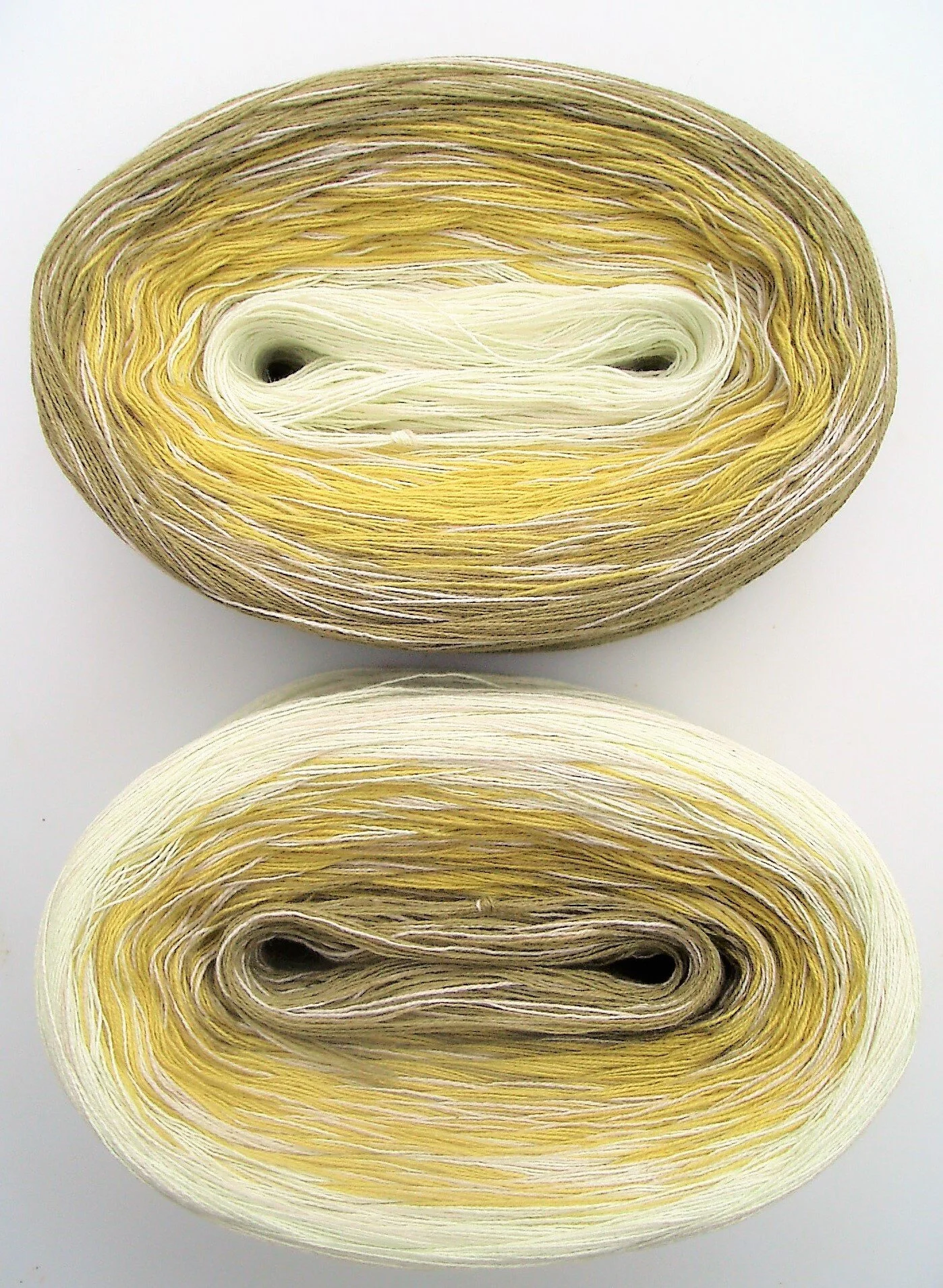 LIME MEDLEY | Sport Weight | Color Changing Cotton yarn (100 gr /320 yards)