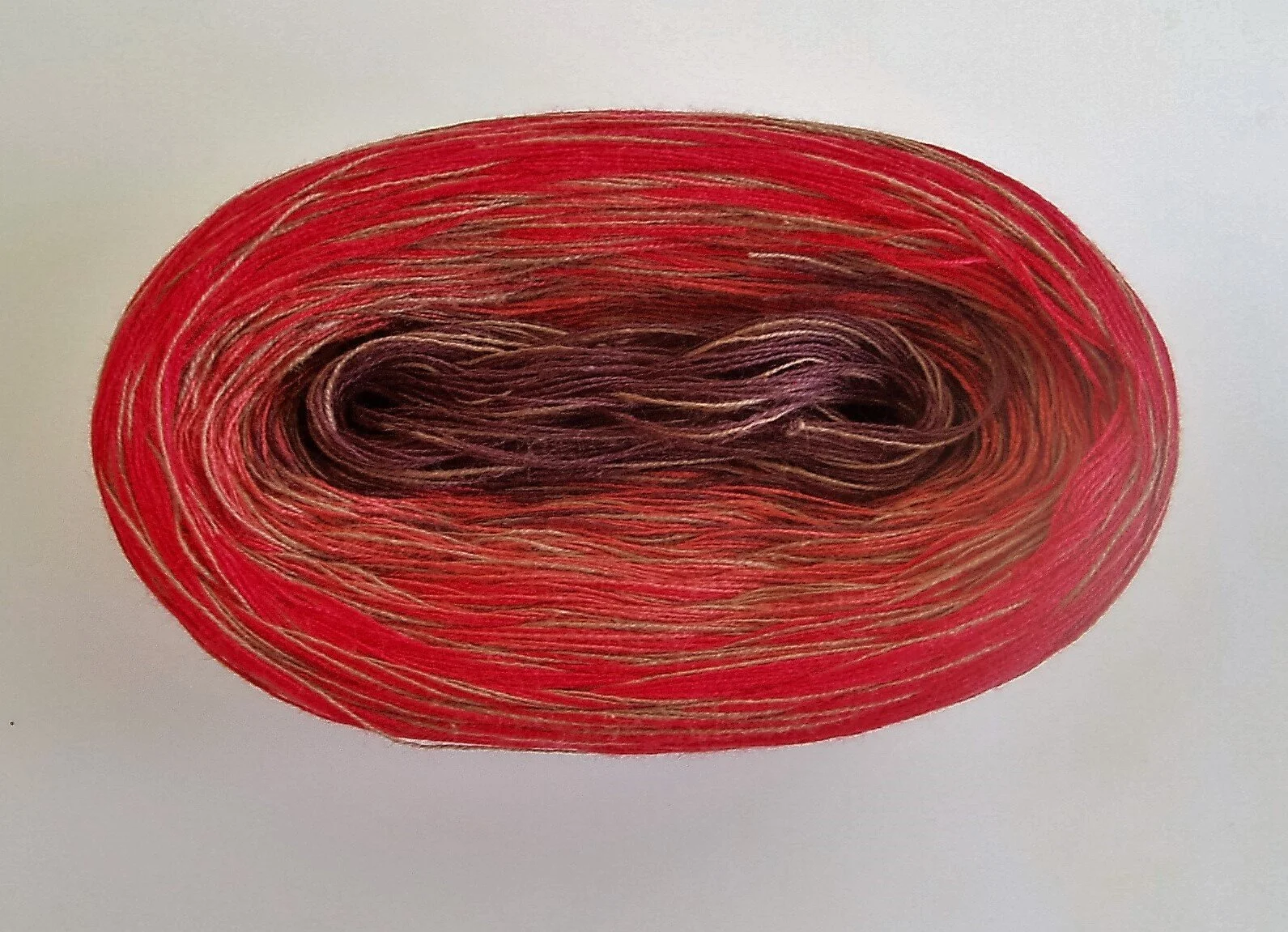 RASPBERRY MEDLEY | Color Changing Cotton yarn | 240 yards/50 gr | Fingering Weight