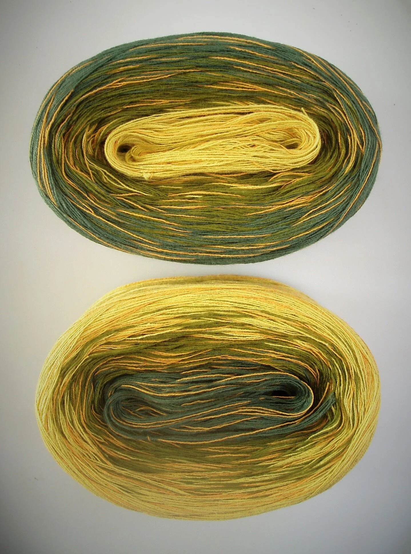 AVOCADO MEDLEY | Sport Weight | Color Changing Cotton yarn (100 gr /320 yards)