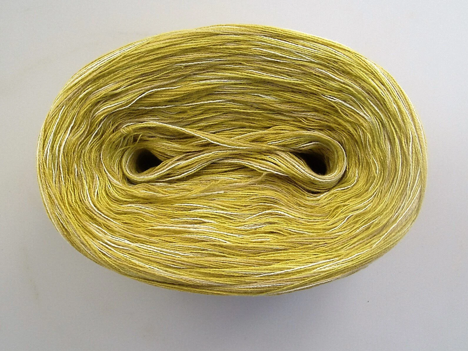 LIME HEATHER | Sport Weight | Cotton yarn (100 gr /320 yards)