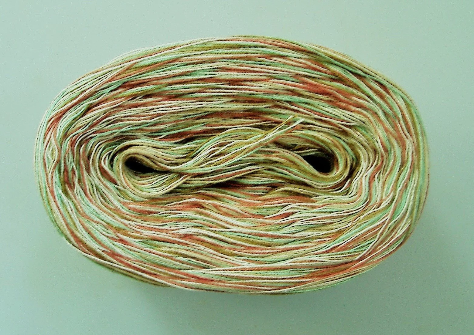 MINT HEATHER | Sport Weight | Cotton yarn (100 gr /320 yards)