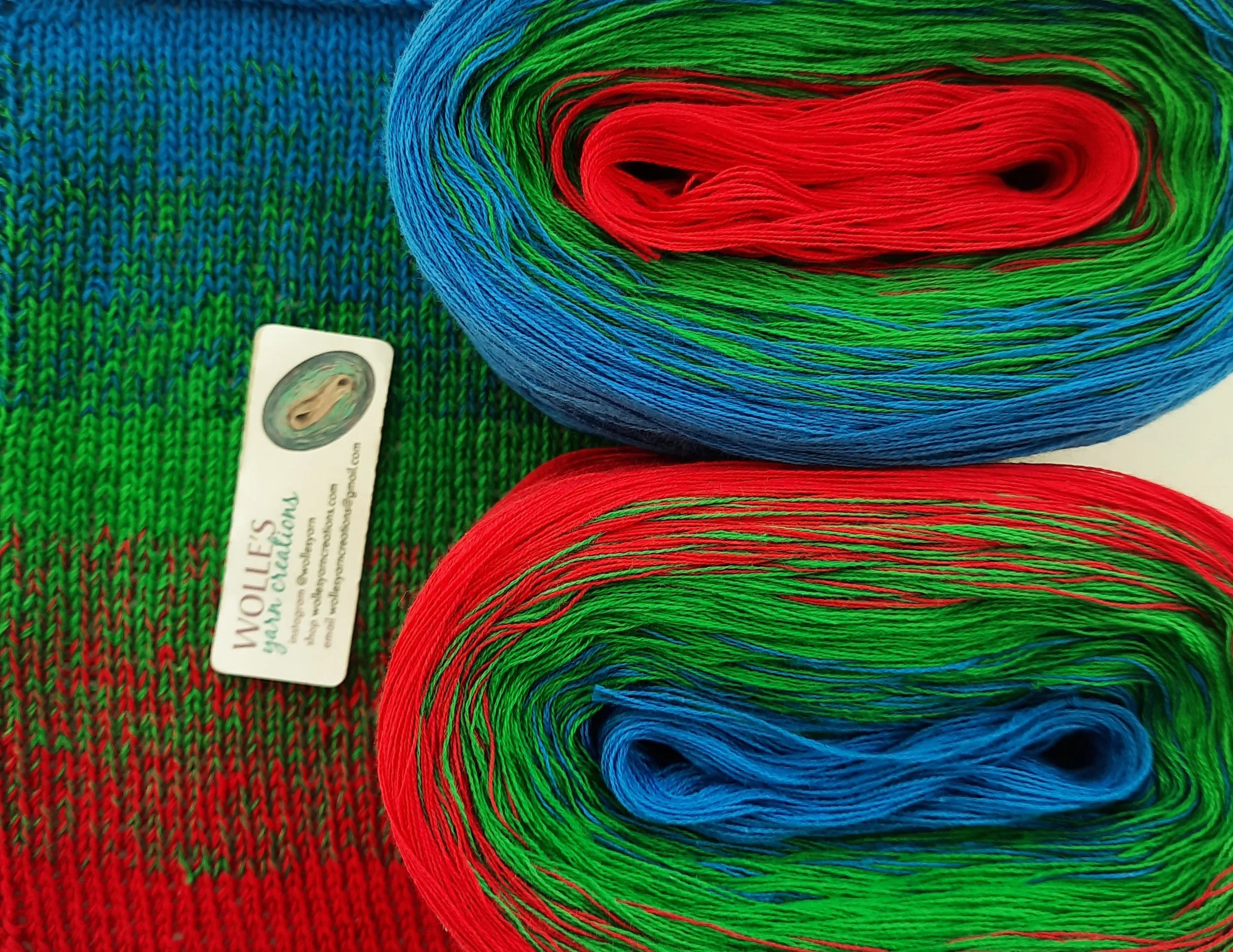ABSTRACT | Color Changing Cotton yarn | 480 yards/100 gr | Fingering ...